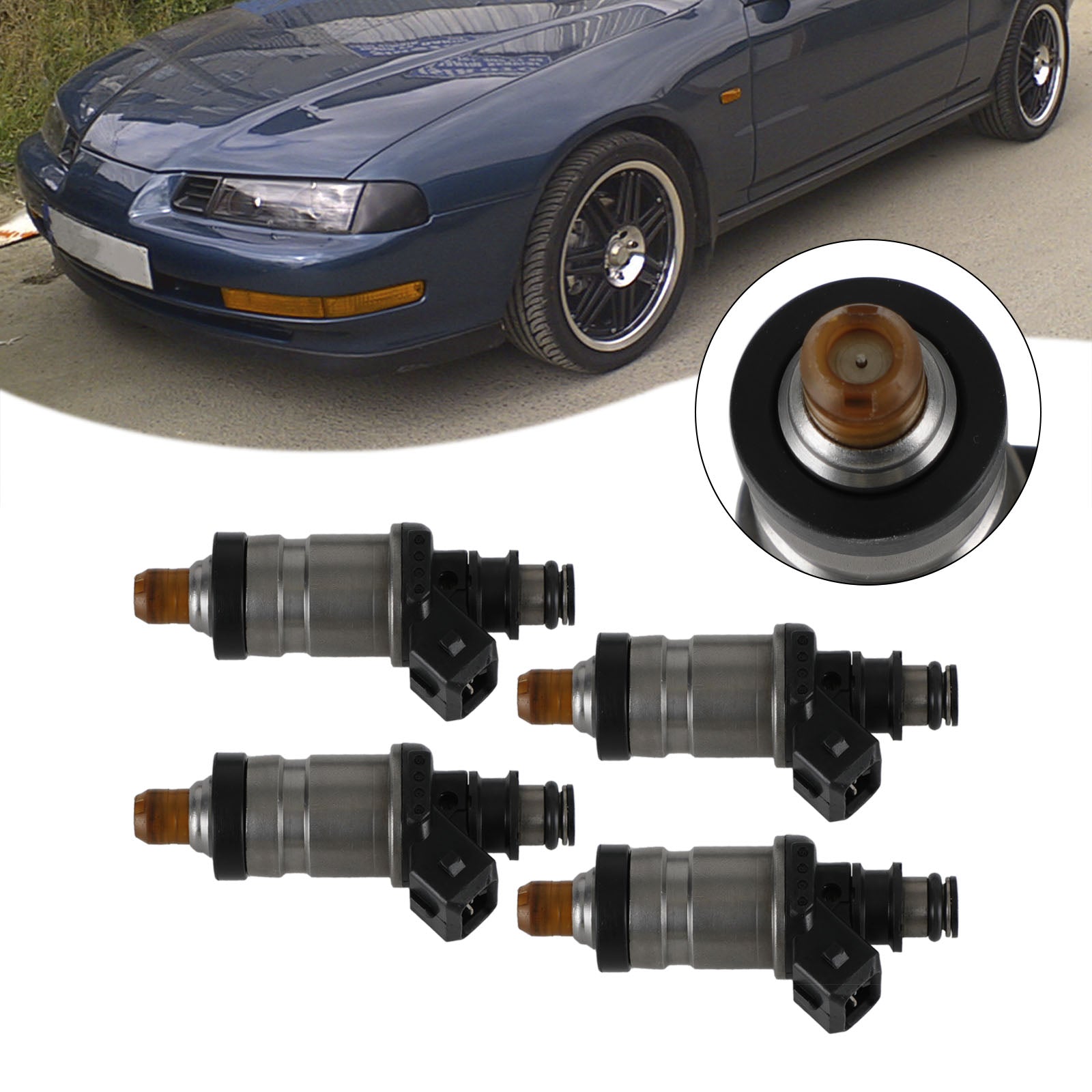 PALASER 1993-1996 Honda Prelude 2.2L L4 Fuel Injectors 06164-P0F-000 FJ267 842-12113 06164-P0F-000 FJ265 - Image 5