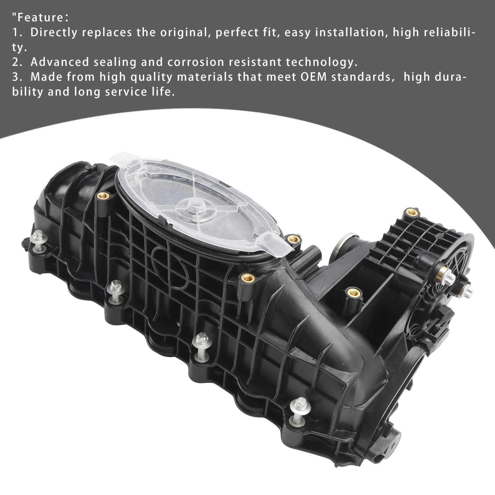 PALASER 2016-On Mercedes Benz Slc R172 Inlet Manifold W/ Actuator Motor A6510904937 - Image 6
