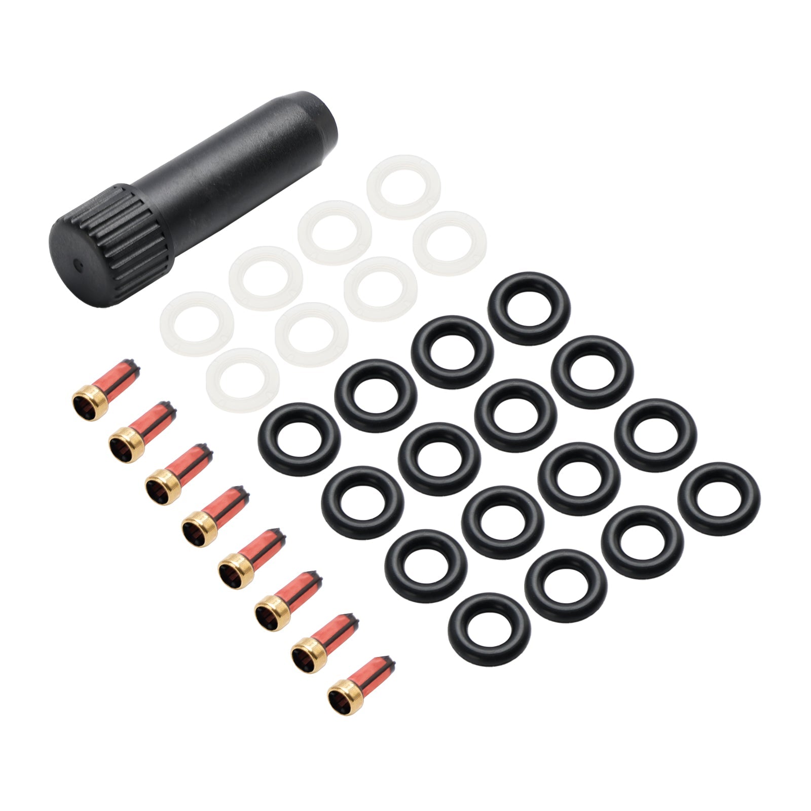 PALASER 1999-2003 BMW 540i E39 E60 Fuel Injector Repair Seal Kit 0280155823 FJ754 - Image 9