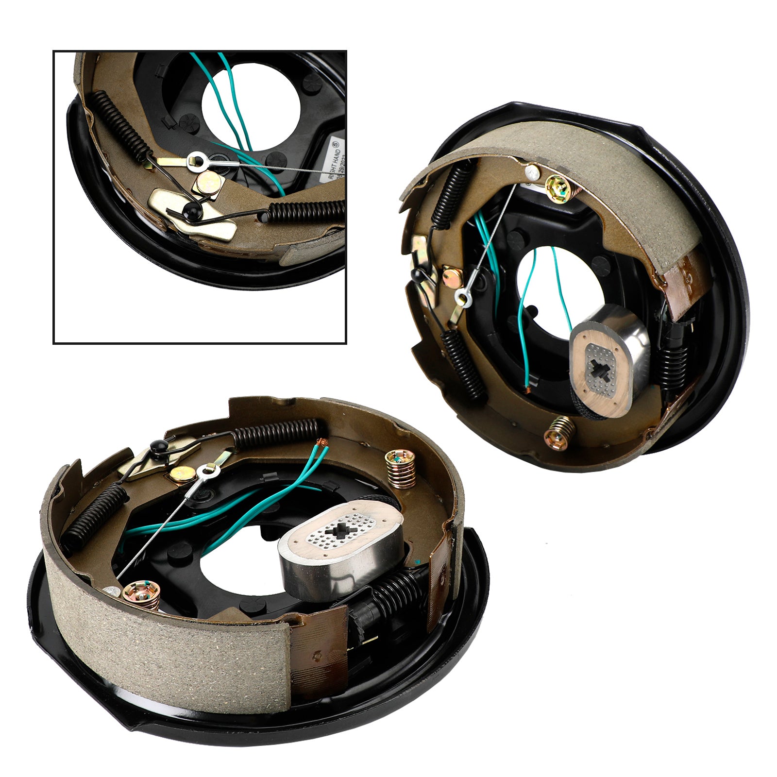 PALASER Electric Trailer Brake Kit-self Adjusting-10"-Left/Right Hand Assemblies-3500lbs - Image 3
