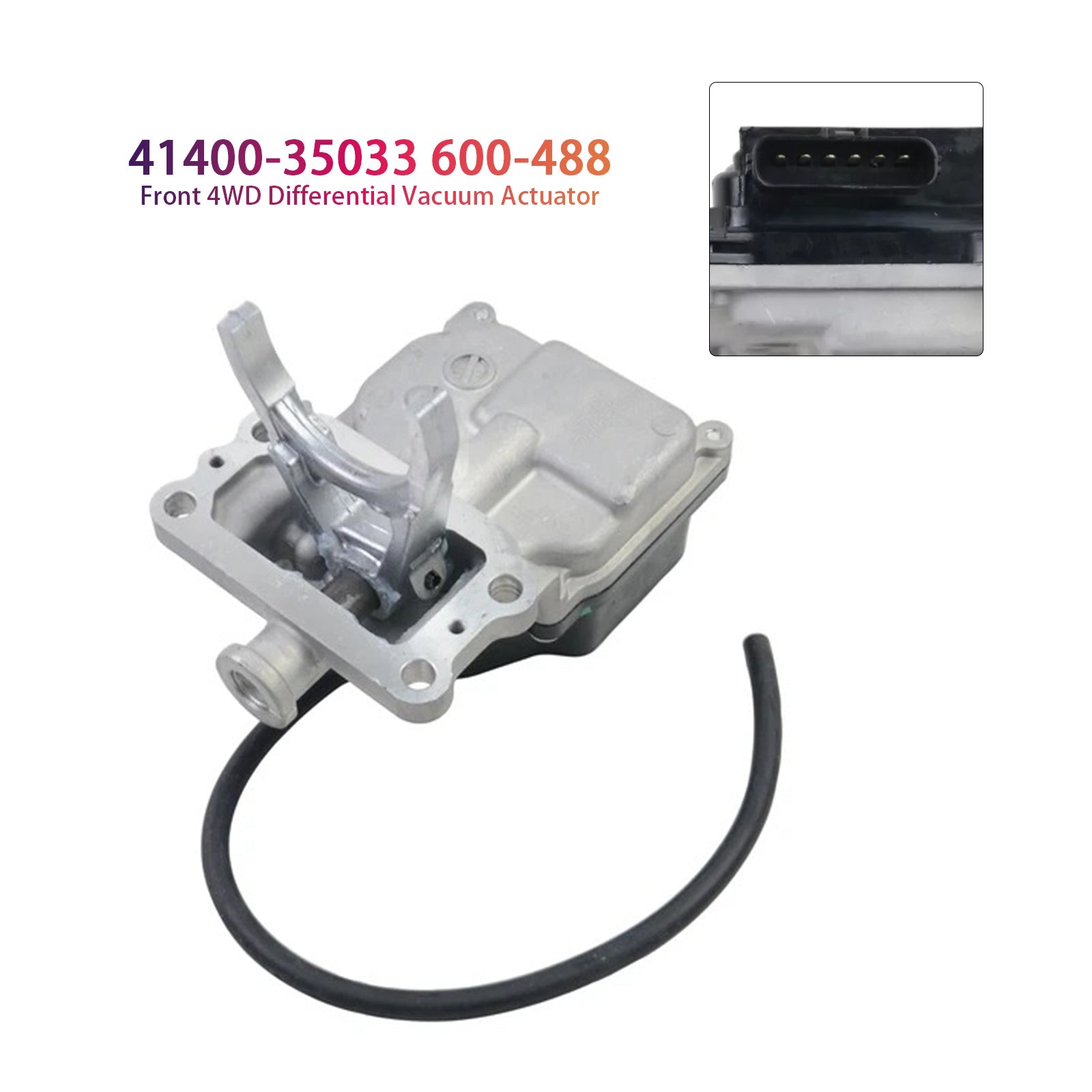 PALASER Front 4WD Differential Vacuum Actuator For Toyota 4Runner 2005-19 41400-35034 - Image 2