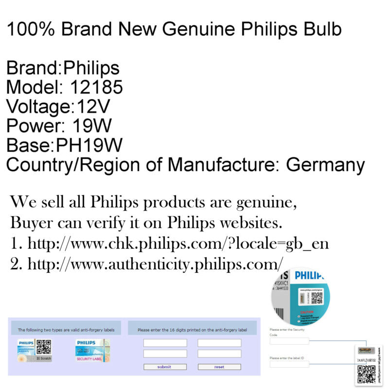 PALASER Jour Philips 12V De Feux PH19W Feux Antibrouillard Ampoules Clignotant Pour - Image 5