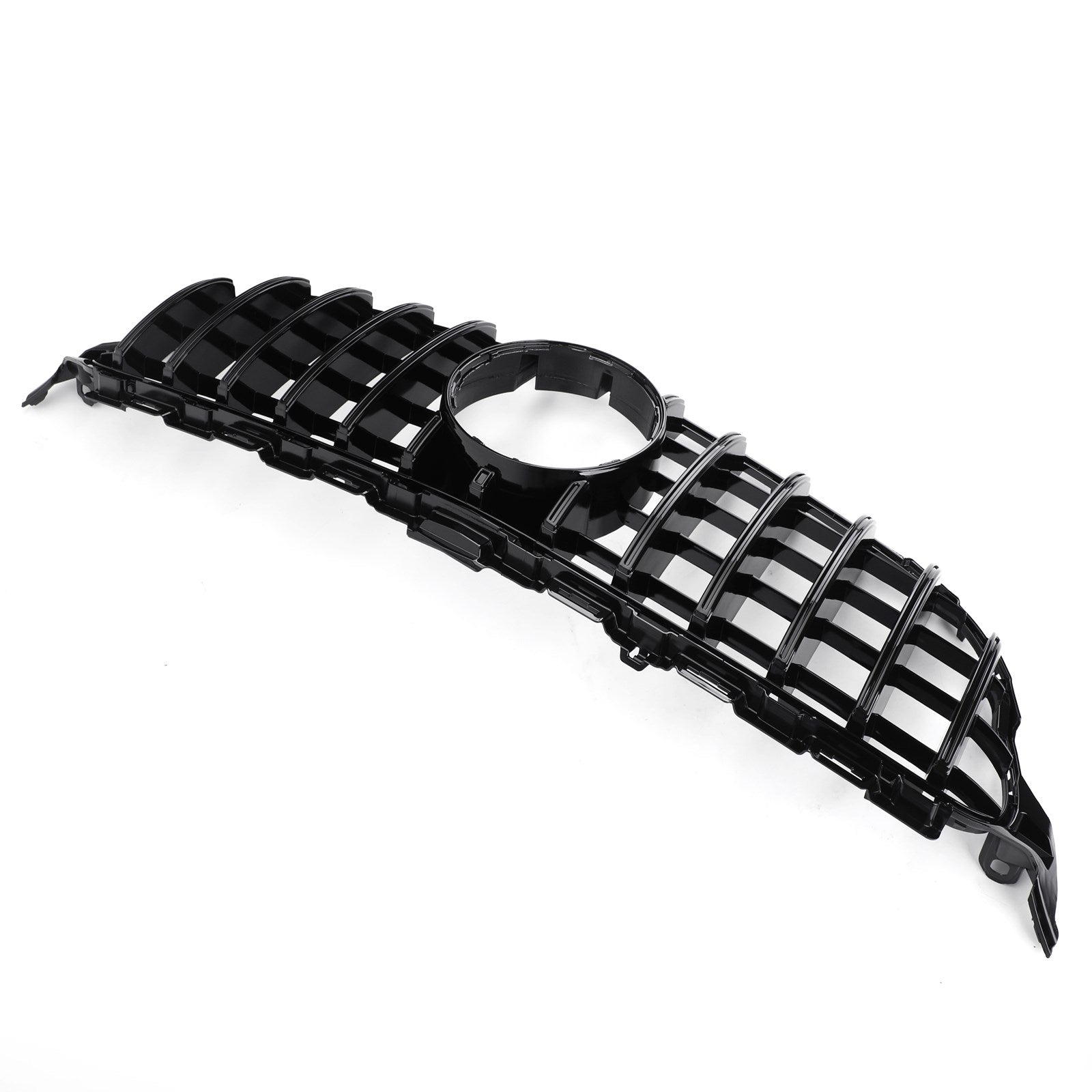 PALASER 2015-2018 Benz W205 C-class C250 C300 C43 Gtr Style Front Bumper Grill Replacement Grille - Image 2