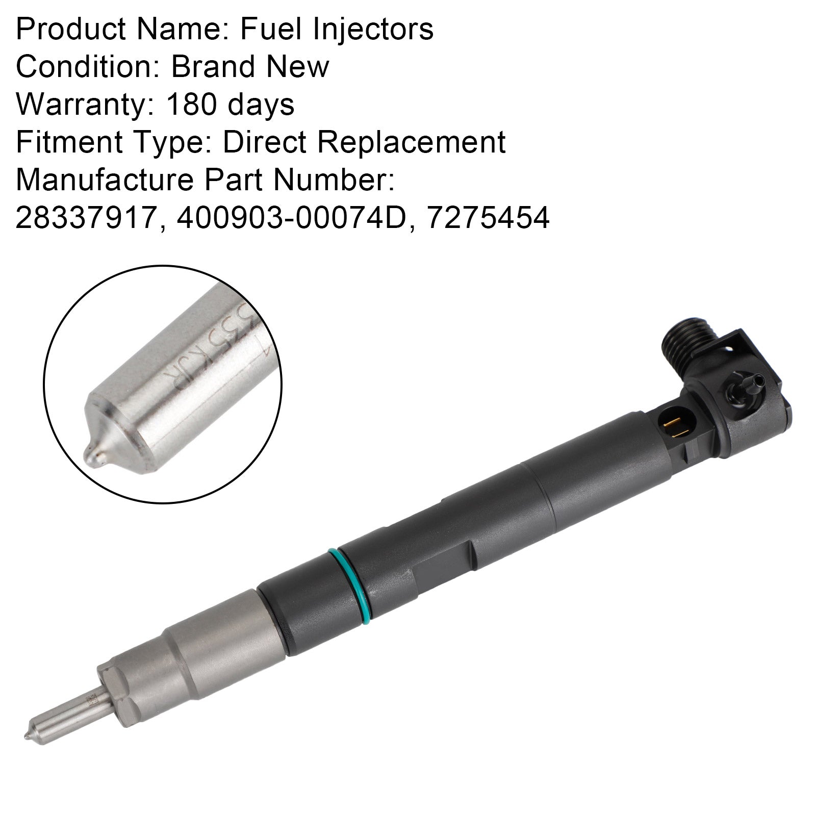 PALASER 1PCS Fuel Injectors 400903-00074D 7275454 Fit Bobcat Fit Doosan D24 D18 Engine 28337917 - Image 8