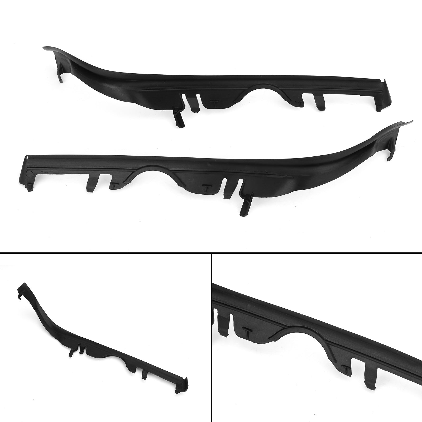 PALASER L+r Pair Upper Headlight Headlamp Gaskets Sealing Strip For BMW 5 E39 99-03 - Image 3