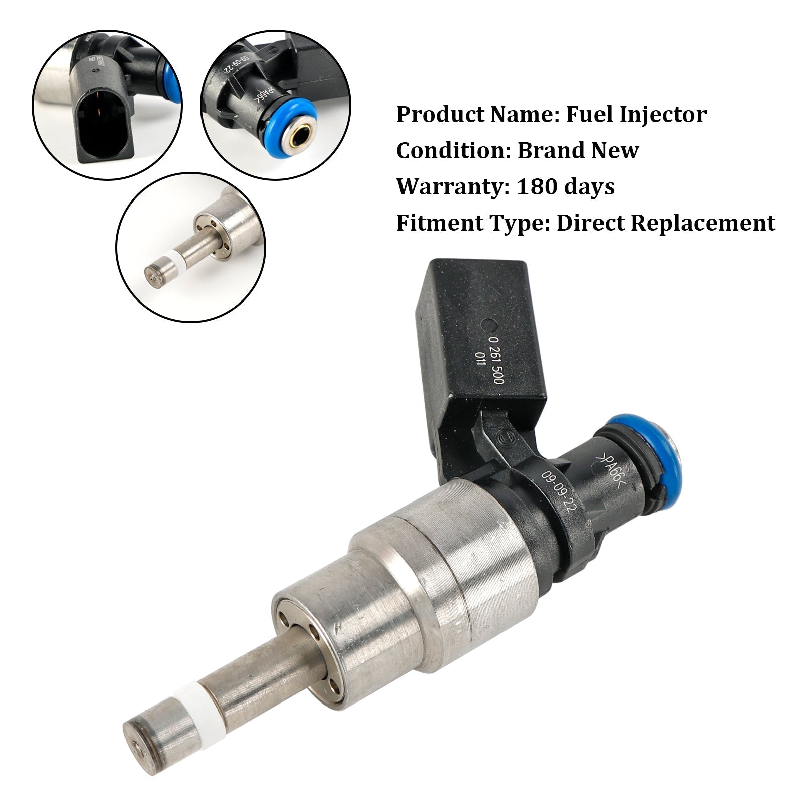 PALASER 2005-2010 Vw Passat 2.0T Fuel Injector 0261500011 06F906044D - Image 8