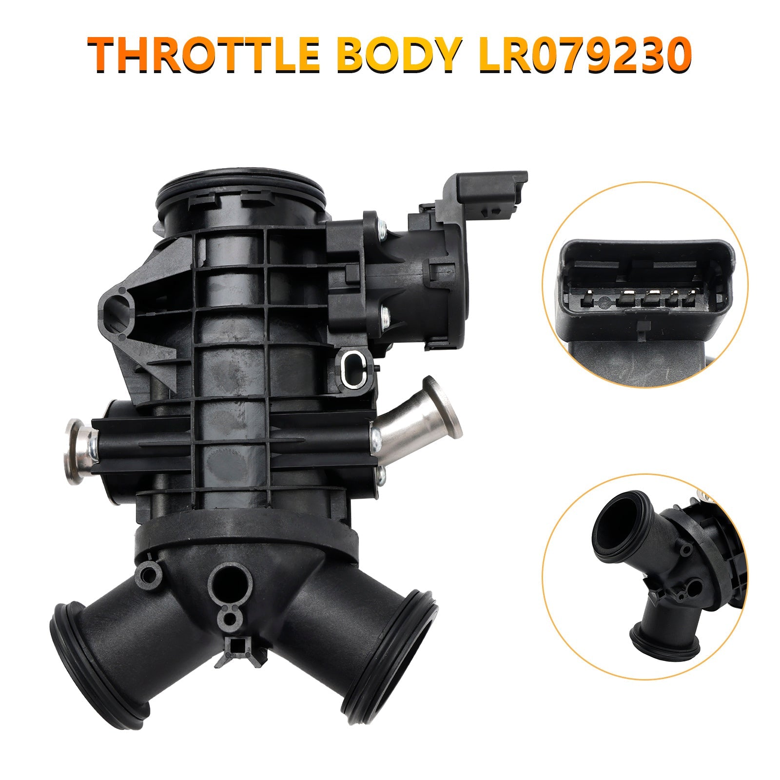 PALASER 2010-2022 Land Rover Range Rover 3.0L V6 Diesel Engine Throttle Body LR079230 LR013102 - Image 2