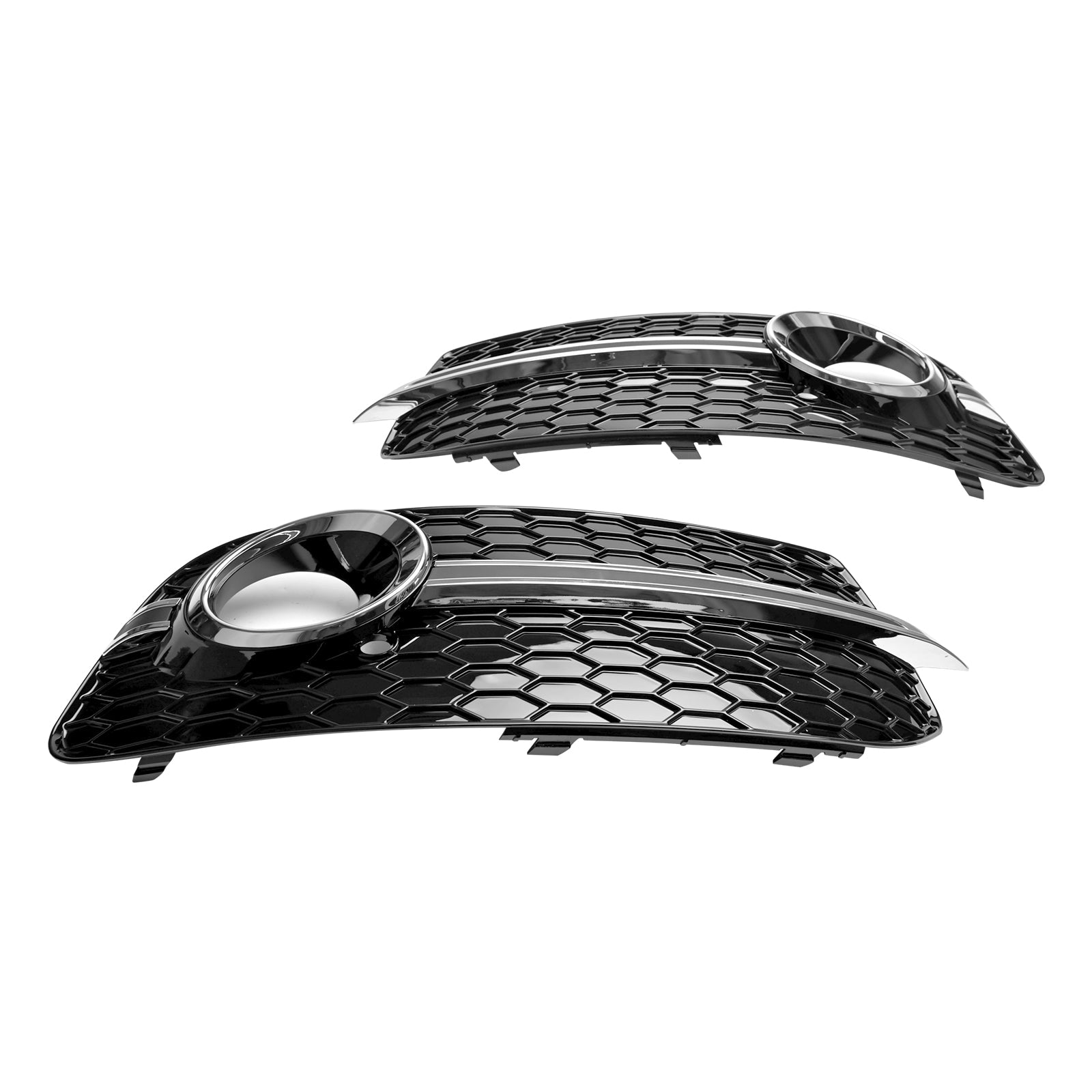 PALASER 2013-2017 Audi Q5 Standard Version Front Bumper Fog Light Grille Grill 8R0807681M 8R0807682J - Image 6