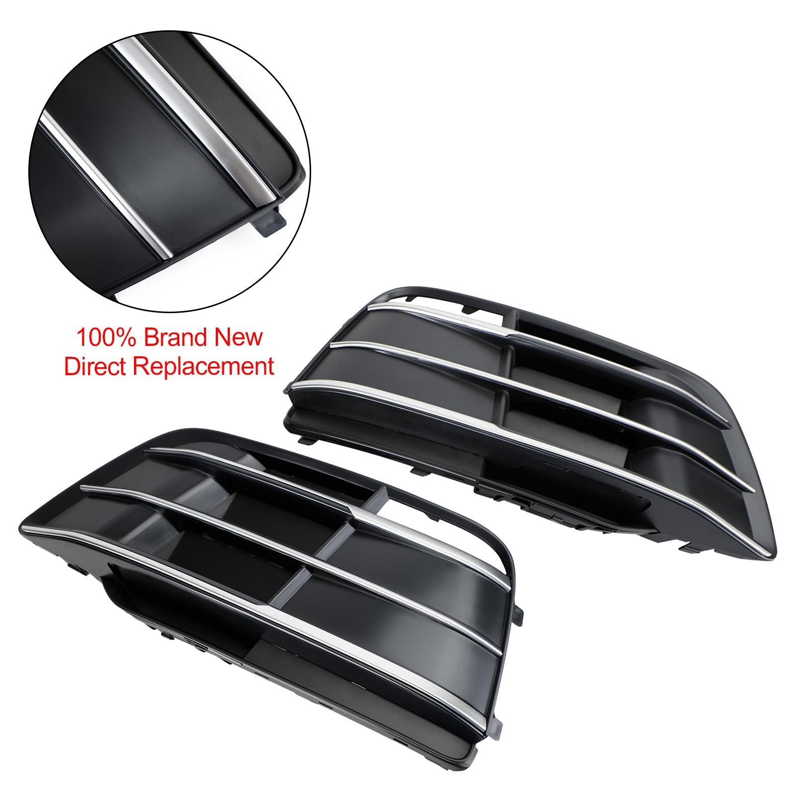 PALASER 18-22 Audi SQ5 Q5 Sline Front Bumper Grille Grill 80A807679MRU6 AU8076799 - Image 8