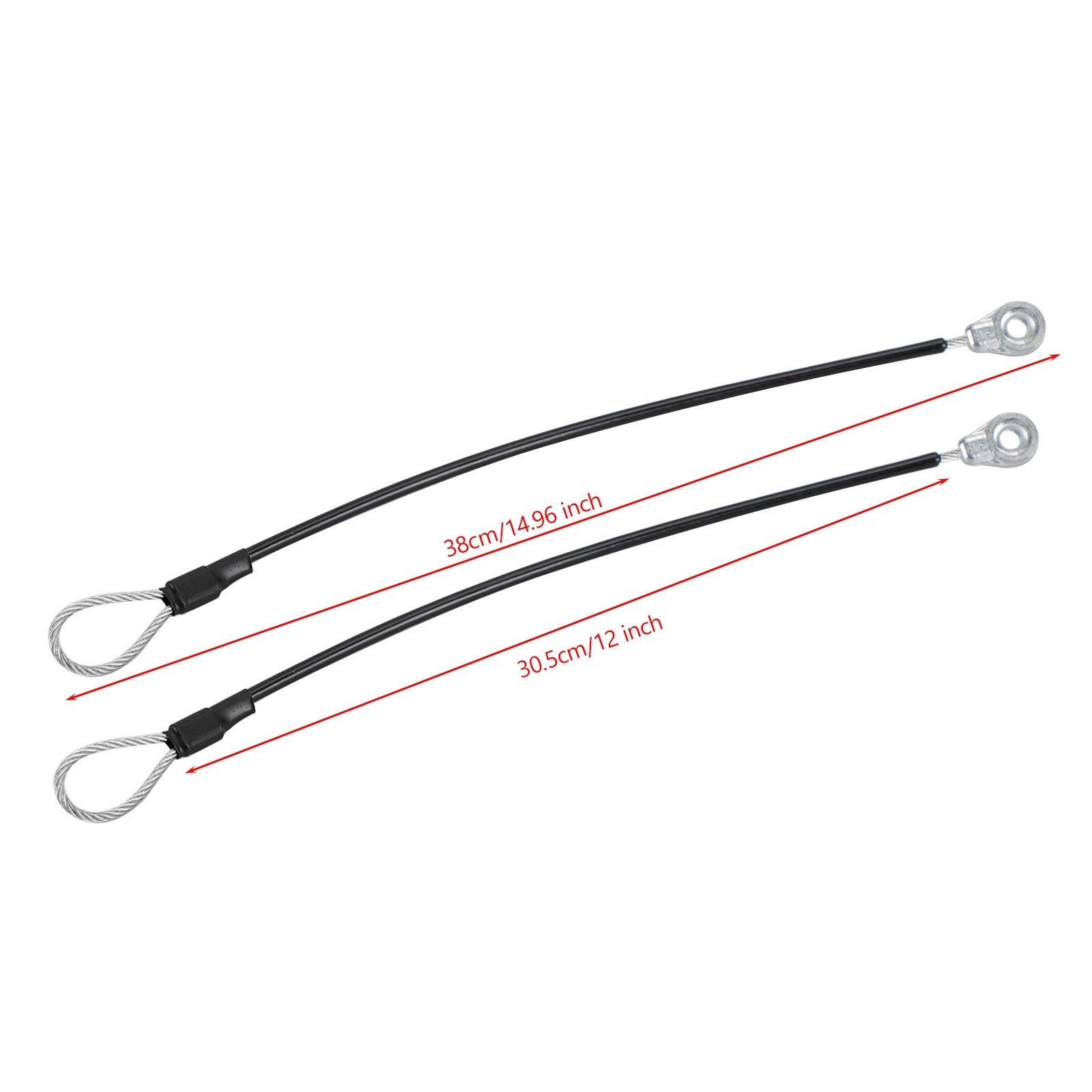 PALASER 2x Tailgate Cable M159508 For John Deere Gator HPX615E HPX815E - Image 2