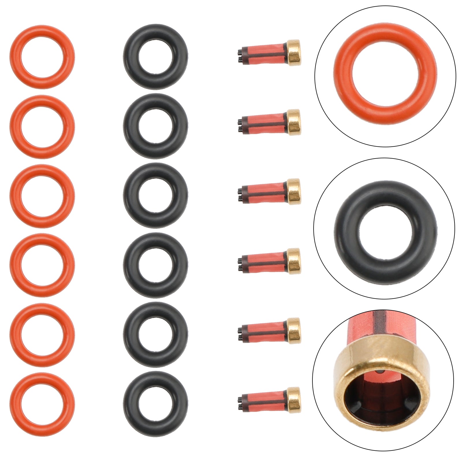 PALASER BMW E46 320i 323i 325i 330i Fuel Injector Repair Kits 13537546244 13641437486 - Image 7