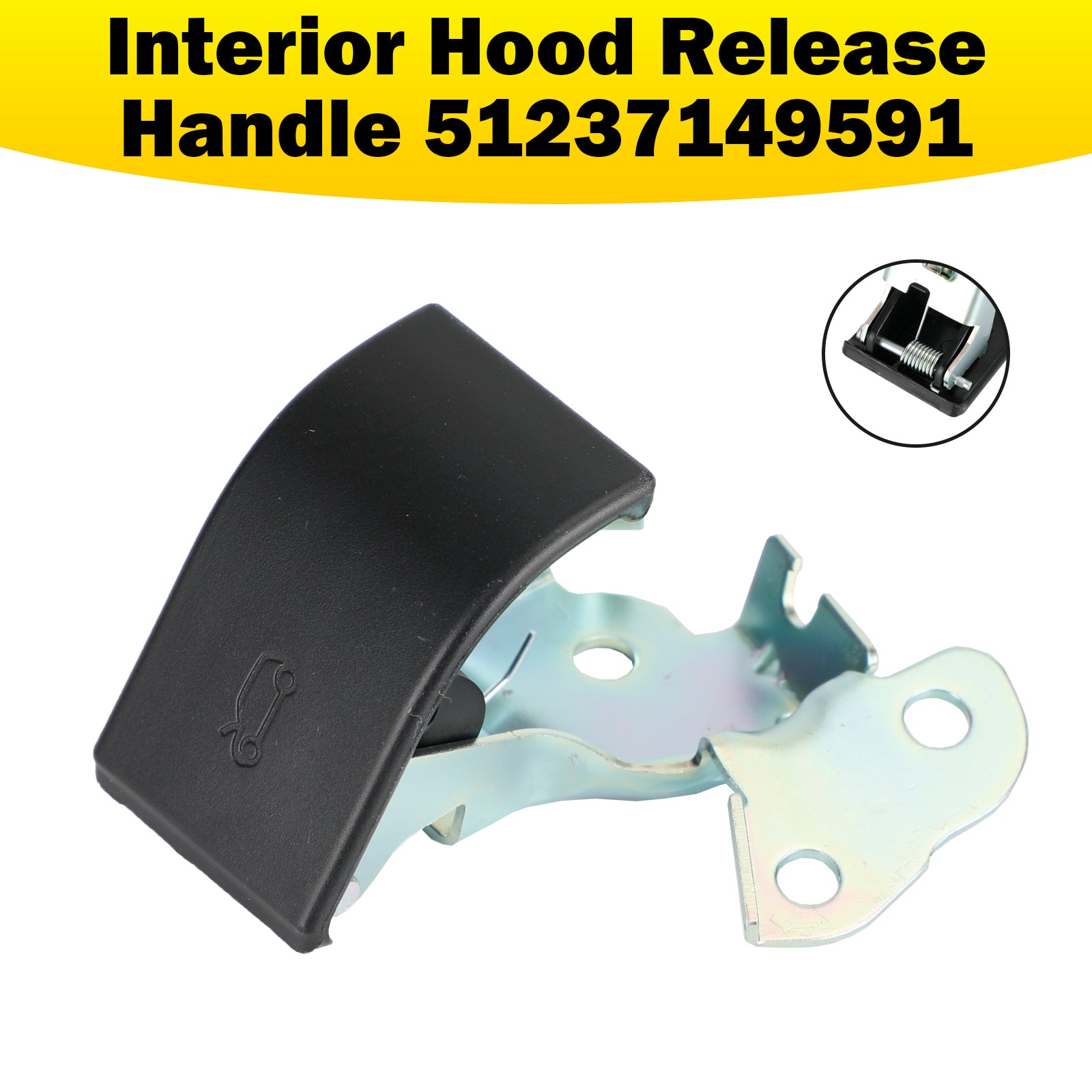 PALASER Hood Release Handle Lever 51237149591 For BMW Mini Cooper Countryman Paceman - Image 3