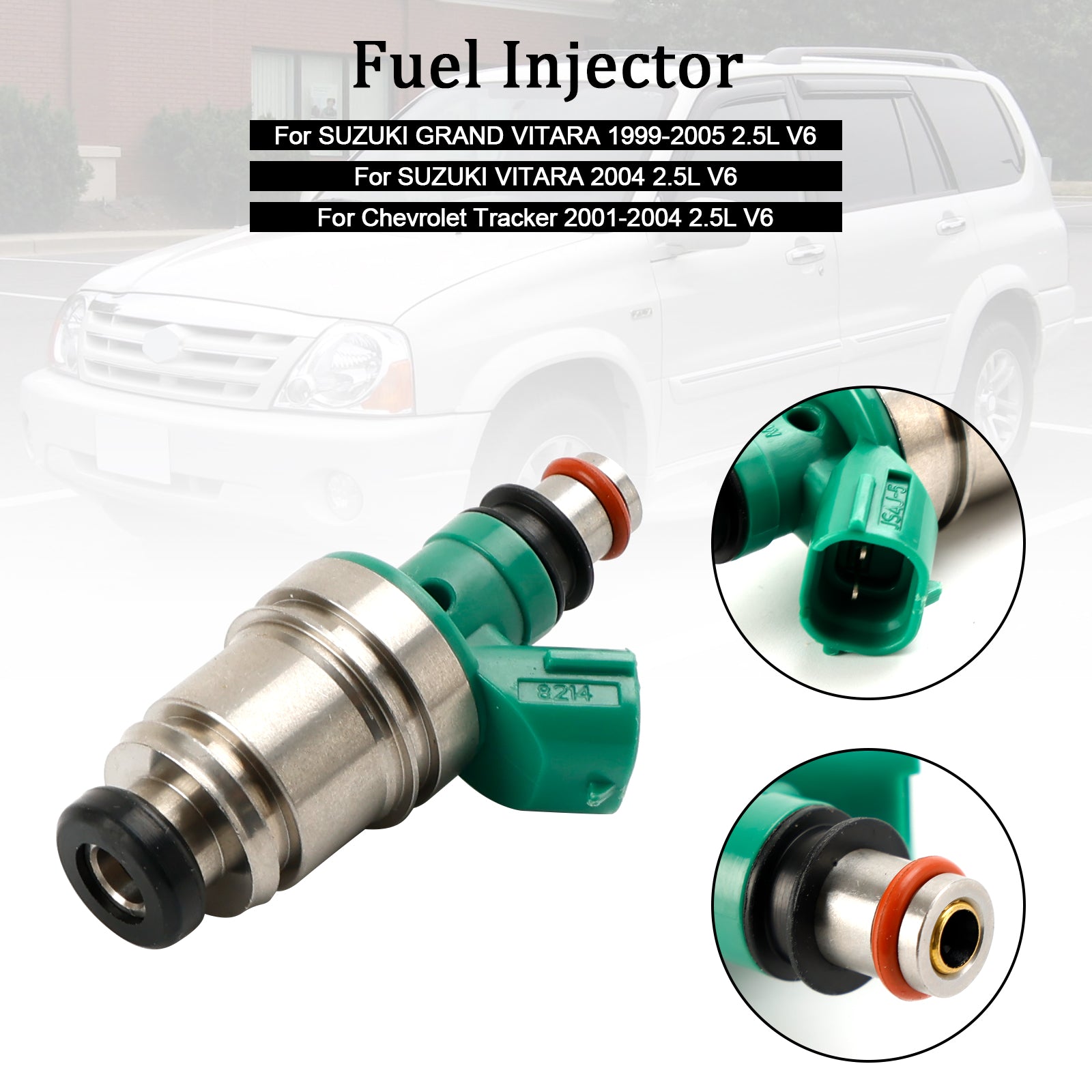 PALASER 2004 Suzuki Vitara 2.5L V6 Fuel Injector 15710-67D00 JS4J-5 - Image 9