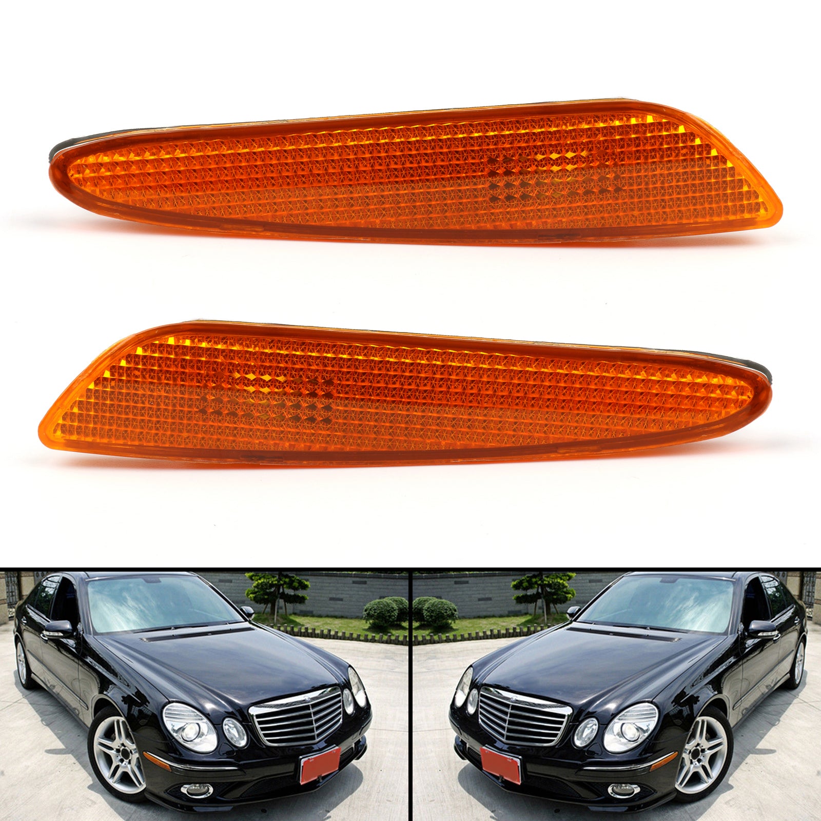 PALASER 2003-2006 Benz W211 E-class 2118200121 Side Marker In Bumper Turn Signal Light