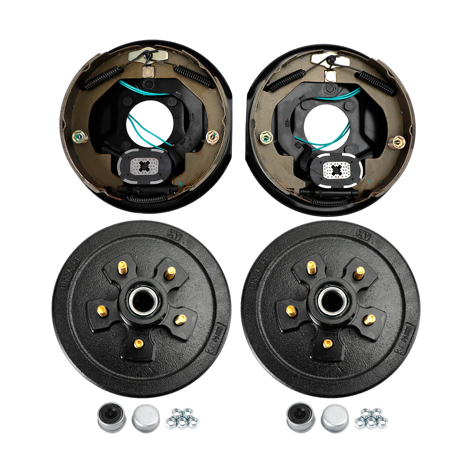 PALASER Trailer 10"-5 On 4-1/2 Hub Drum Kits w/-10" Electric Brakes For 3.5K Axle