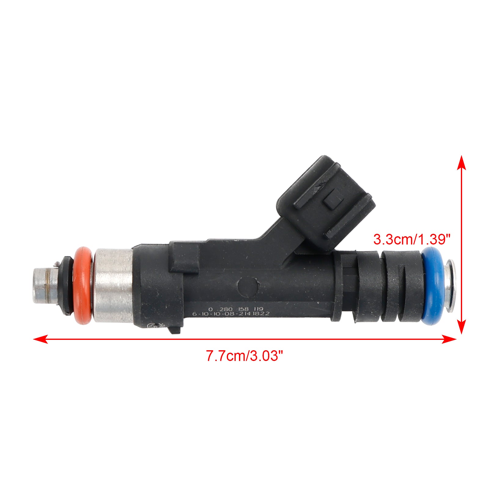 PALASER 2007-2010 Jeep Wrangler 3.8L 1PCS Fuel Injector 04861667AA 812-11131 - Image 2