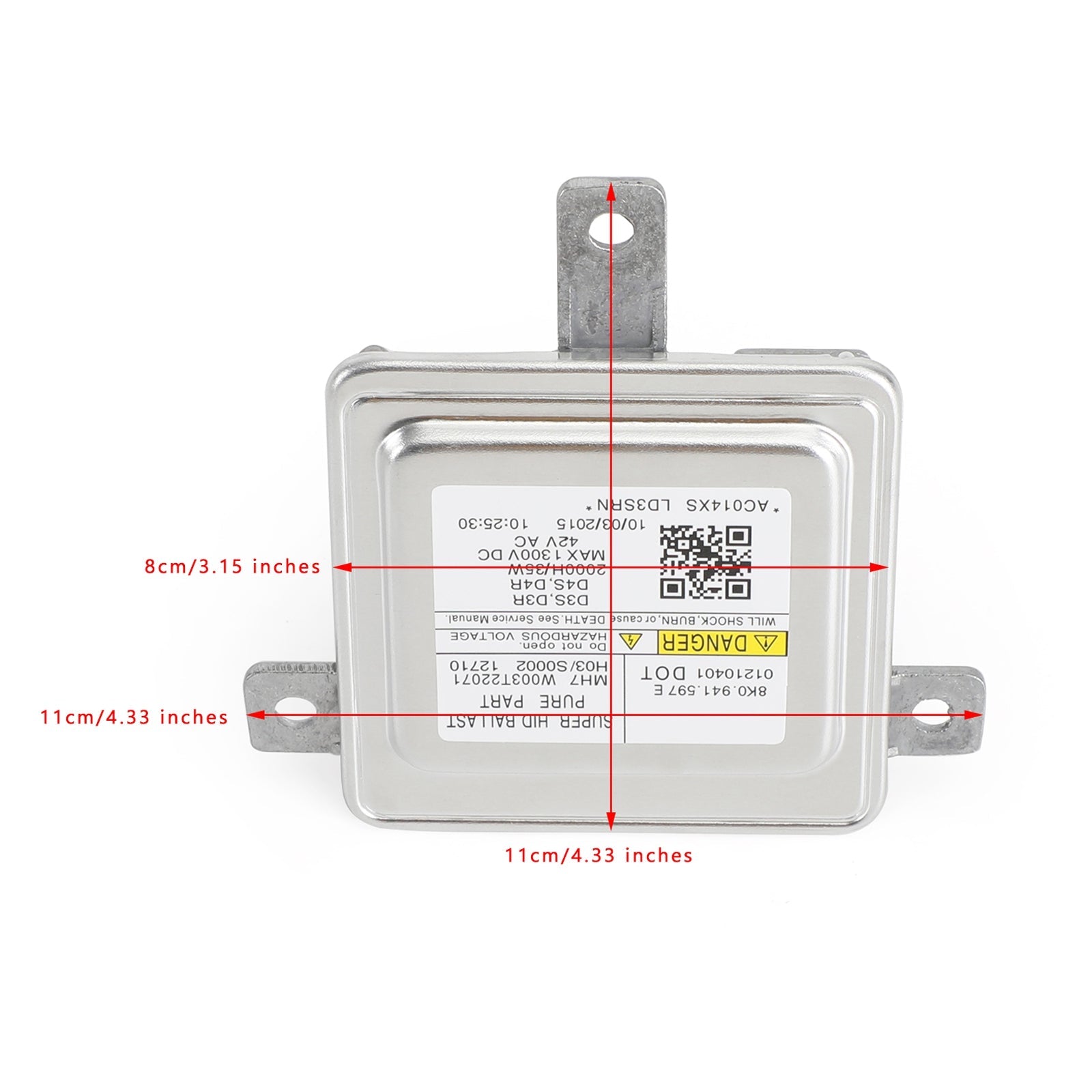 PALASER 2010-2017 Audi A1 S1 Hid Xenon Headlight Ballast Control Unit 8K0941597E 8K0941597 - Image 2