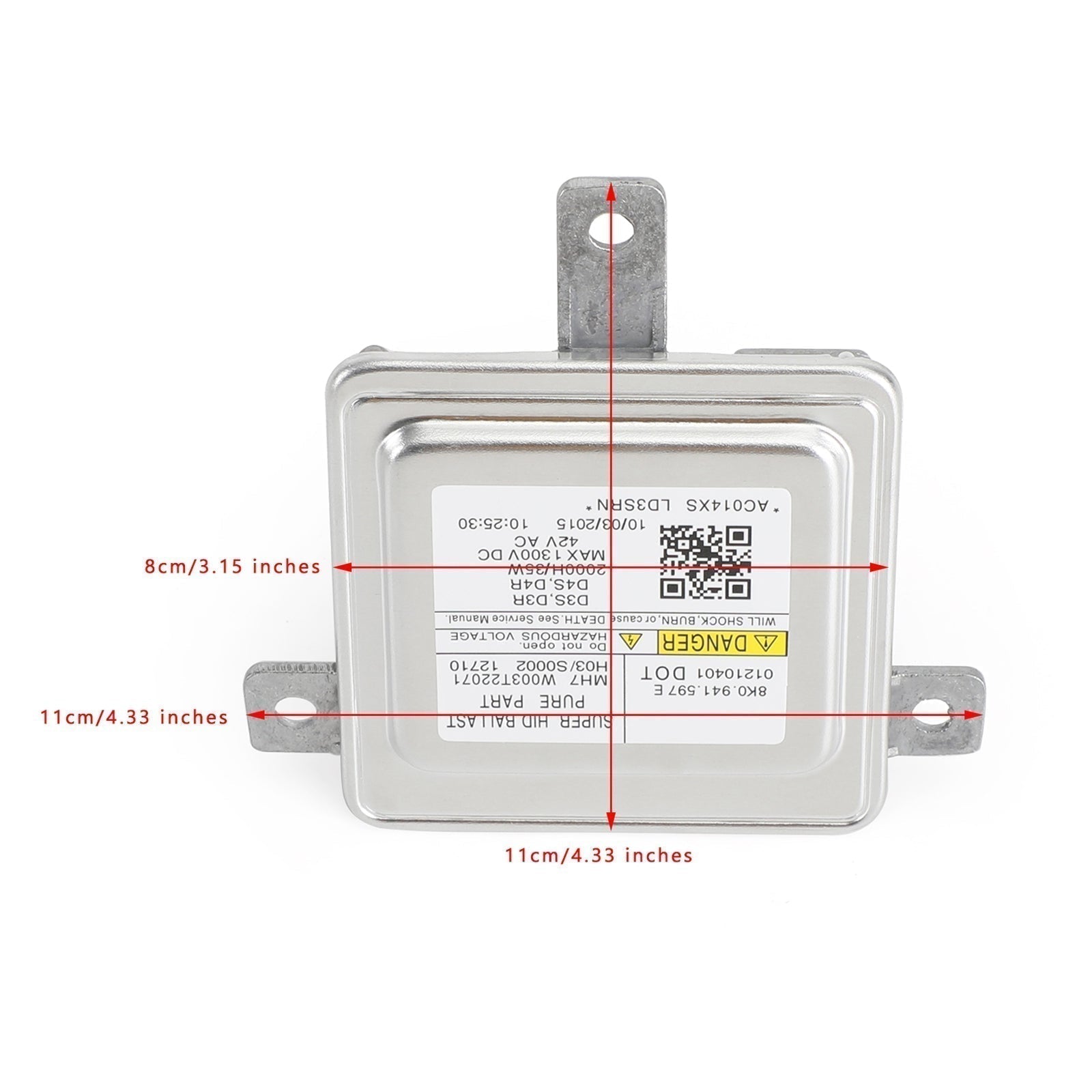 PALASER 2012-2018 Vw Jetta Hid Xenon Headlight Ballast Control Unit 8K0941597E 8K0941597 - Image 2