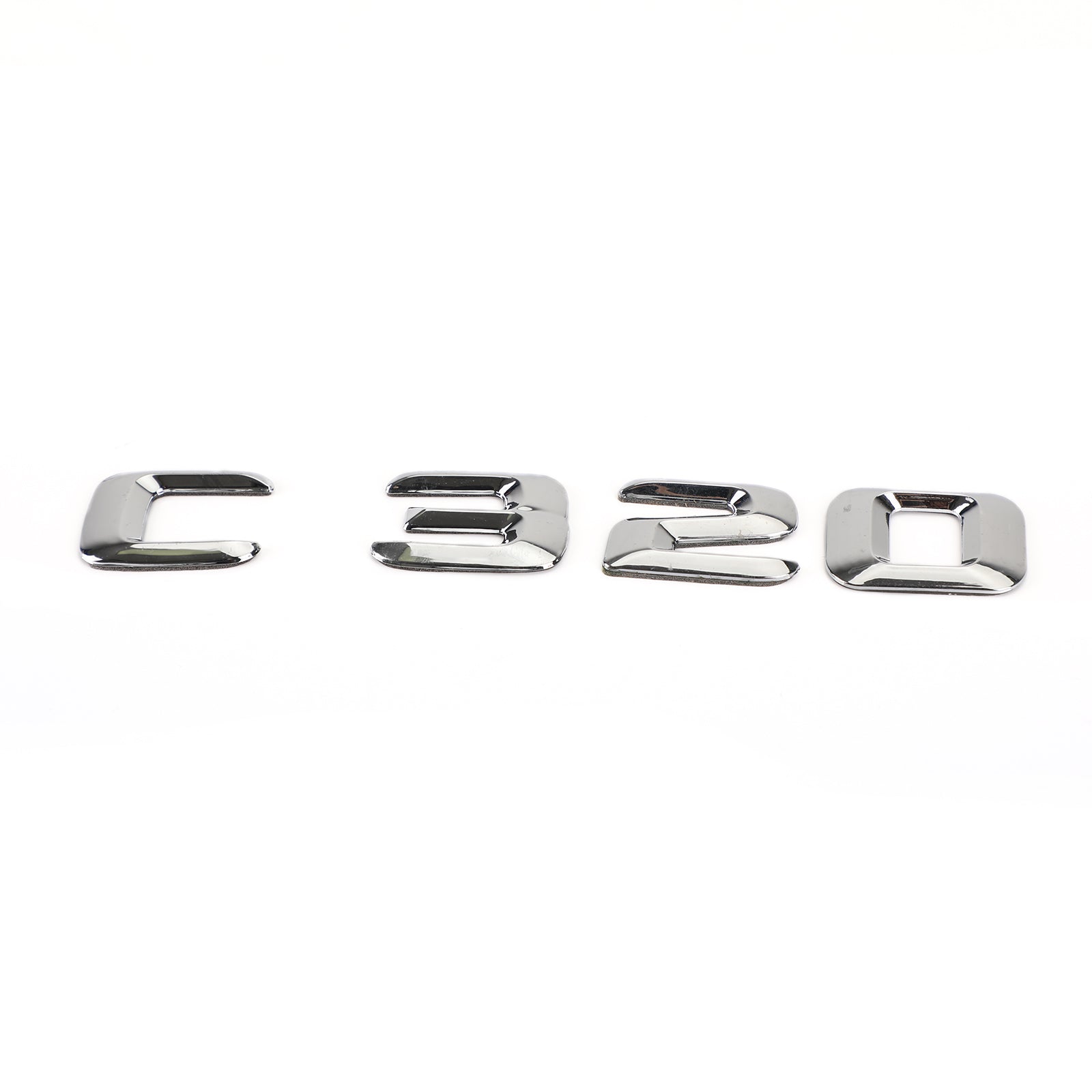 PALASER Rear Trunk Emblem Badge Nameplate Decal Letters Numbers Fit Mercedes C320 Chrome - Image 6