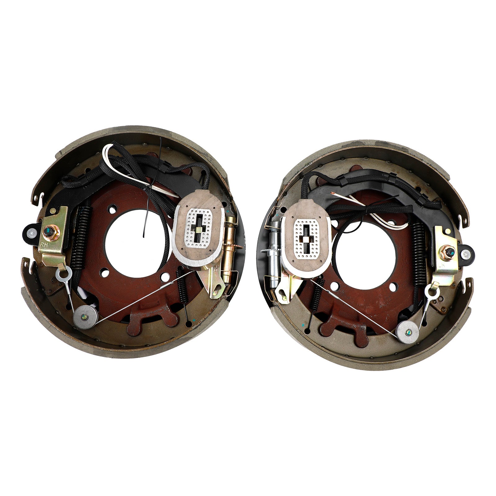 PALASER Electric Trailer Brake Kit W/Shields-Self-Adjusting-12-1/4"-Left/Right Hand-8K