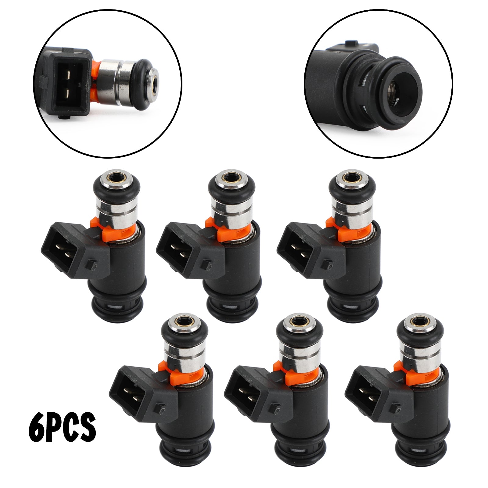 PALASER 6PCS Fuel Injectors 021906031D Fit Vw Golf Jetta 1999-2002 Eurovan 97 99-00 2.8L - Image 3