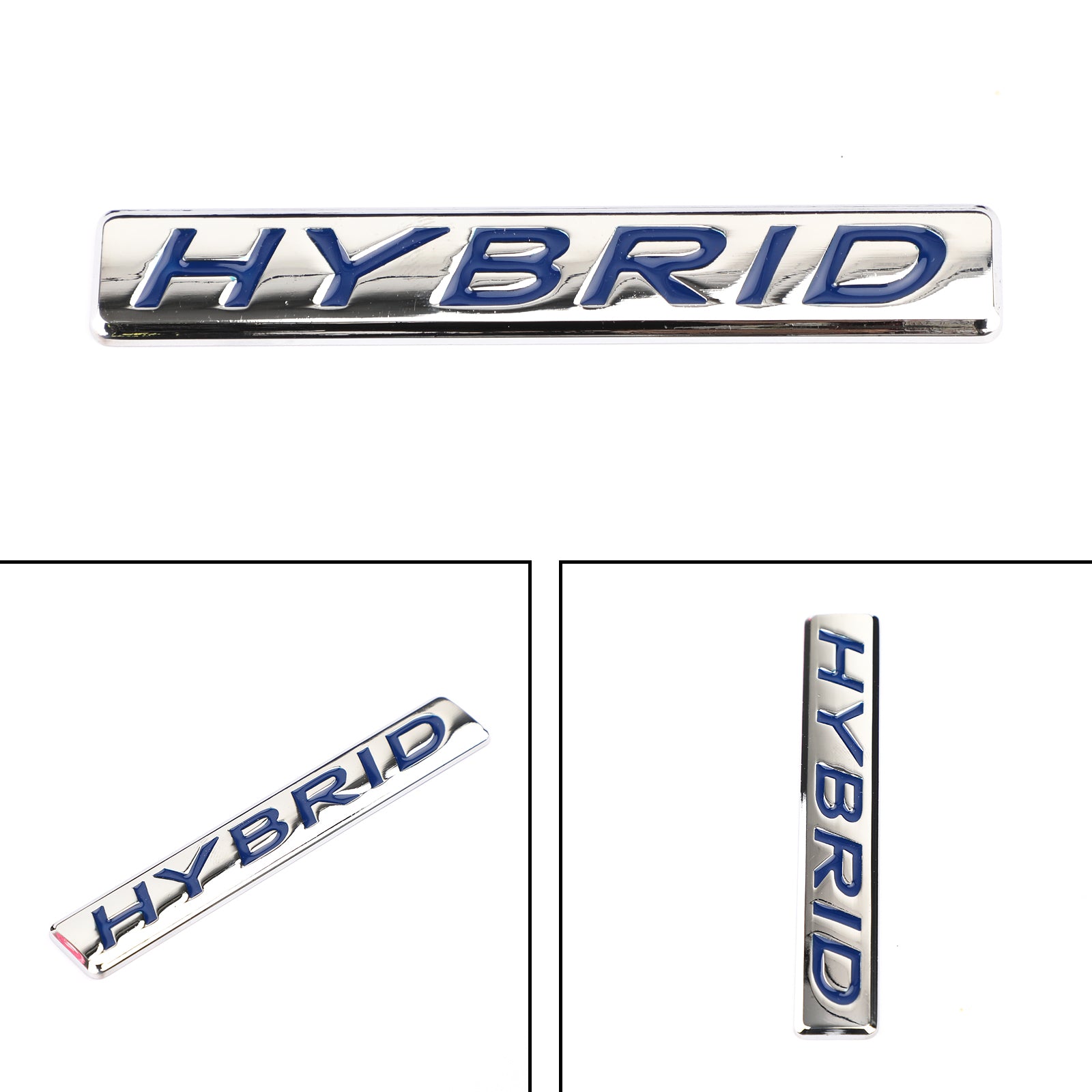 PALASER 1PC 3D Hybrid Words Car Sticker Metal Emblem Rear Car Trunk Badge