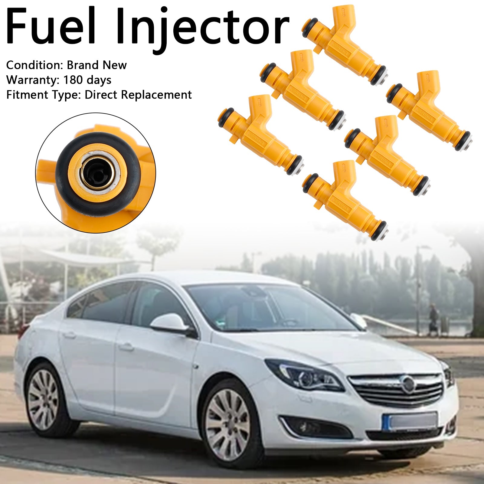PALASER 2010-2012 Saab 9-5 6Pcs Fuel Injector 0280156129 12581682 - Image 6