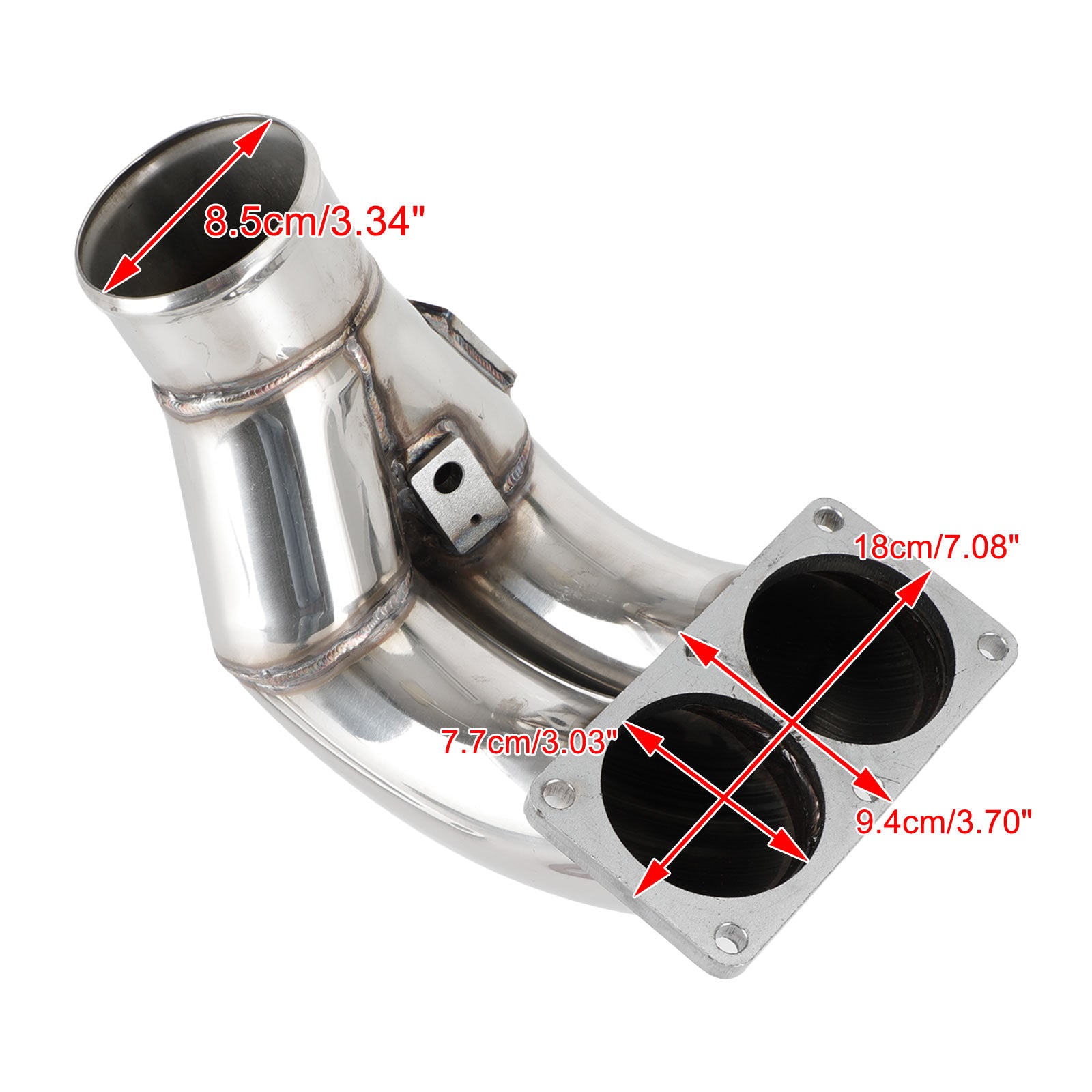 PALASER 11-3404-2 3.5" Intake Manifold Fit 2007-2018 Dodge Ram 6.7L Diesel 2500 3500 4500 5500 - Image 2
