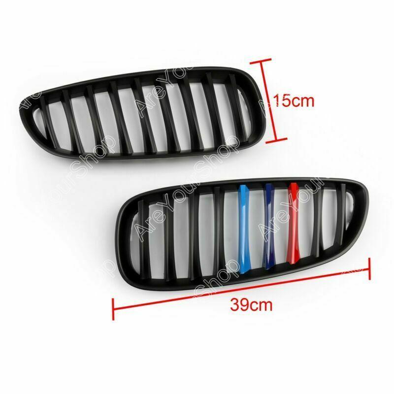 PALASER 2Pcs M-color Matte Black Front Kidney Grille Grill For 2009-2016 BMW Z4 E89 - Image 2