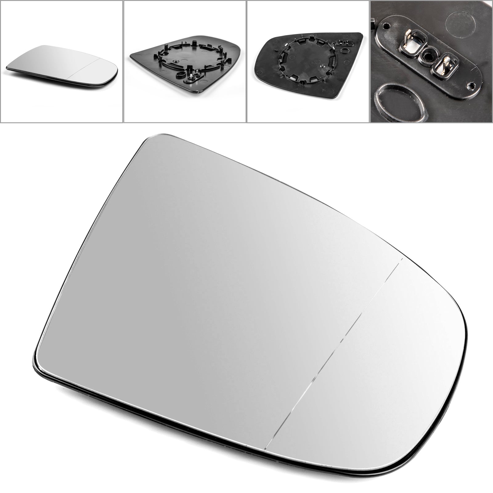 PALASER 2008-2014 BMW X5 X6 E70 E71 E72 Right Heated Wing Side Mirror White Glass - Image 3