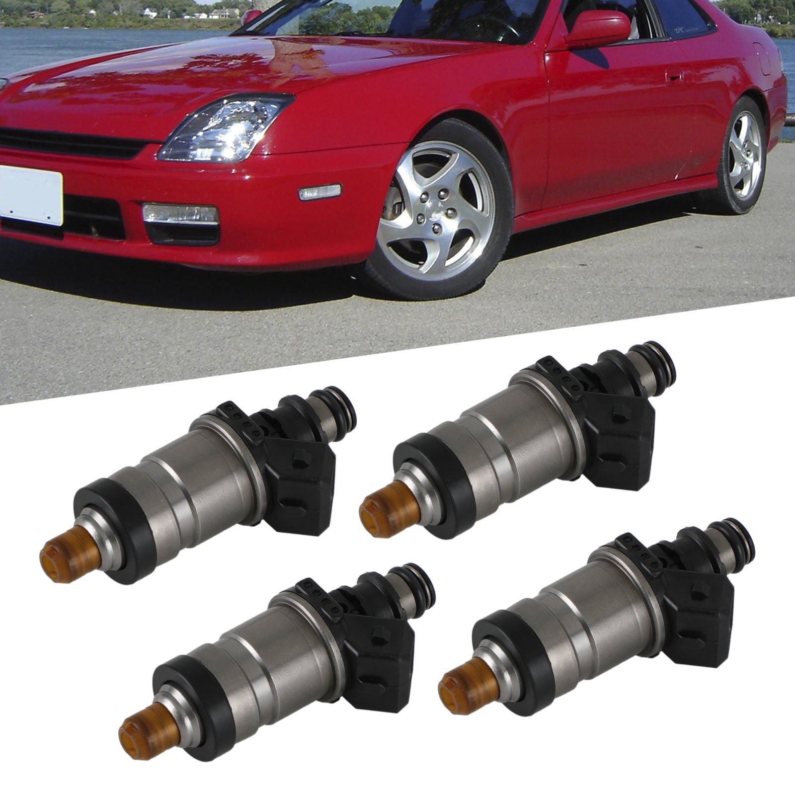 PALASER 1993-1996 Honda Prelude 2.2L L4 Fuel Injectors 06164-P0F-000 FJ267 842-12113 06164-P0F-000 FJ265 - Image 6