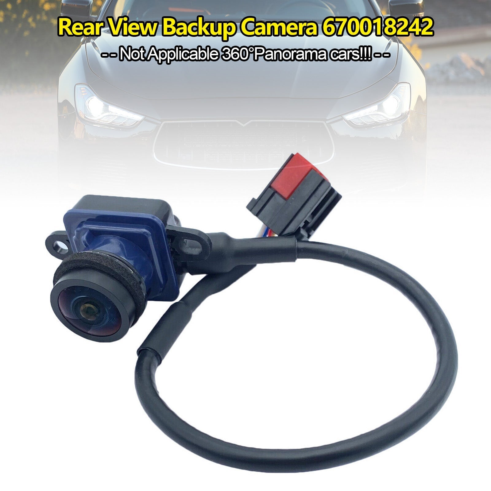 PALASER 2014-2016 Maserati Ghibli Rear View Backup Camera 670018242 - Image 2