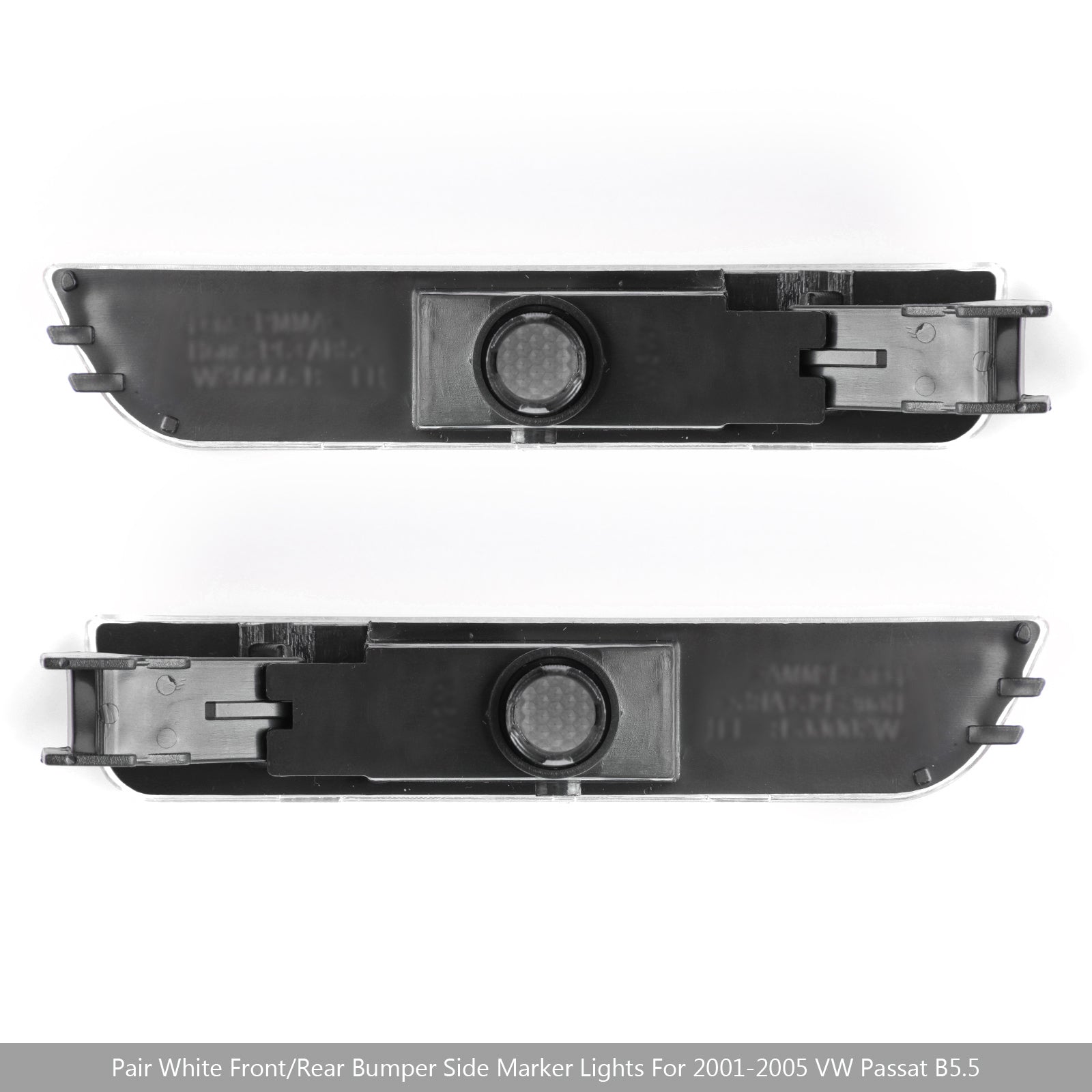 PALASER 2001-2005 Vw Passat B5.5 Pair White Front Bumper Side Marker Lights - Image 5