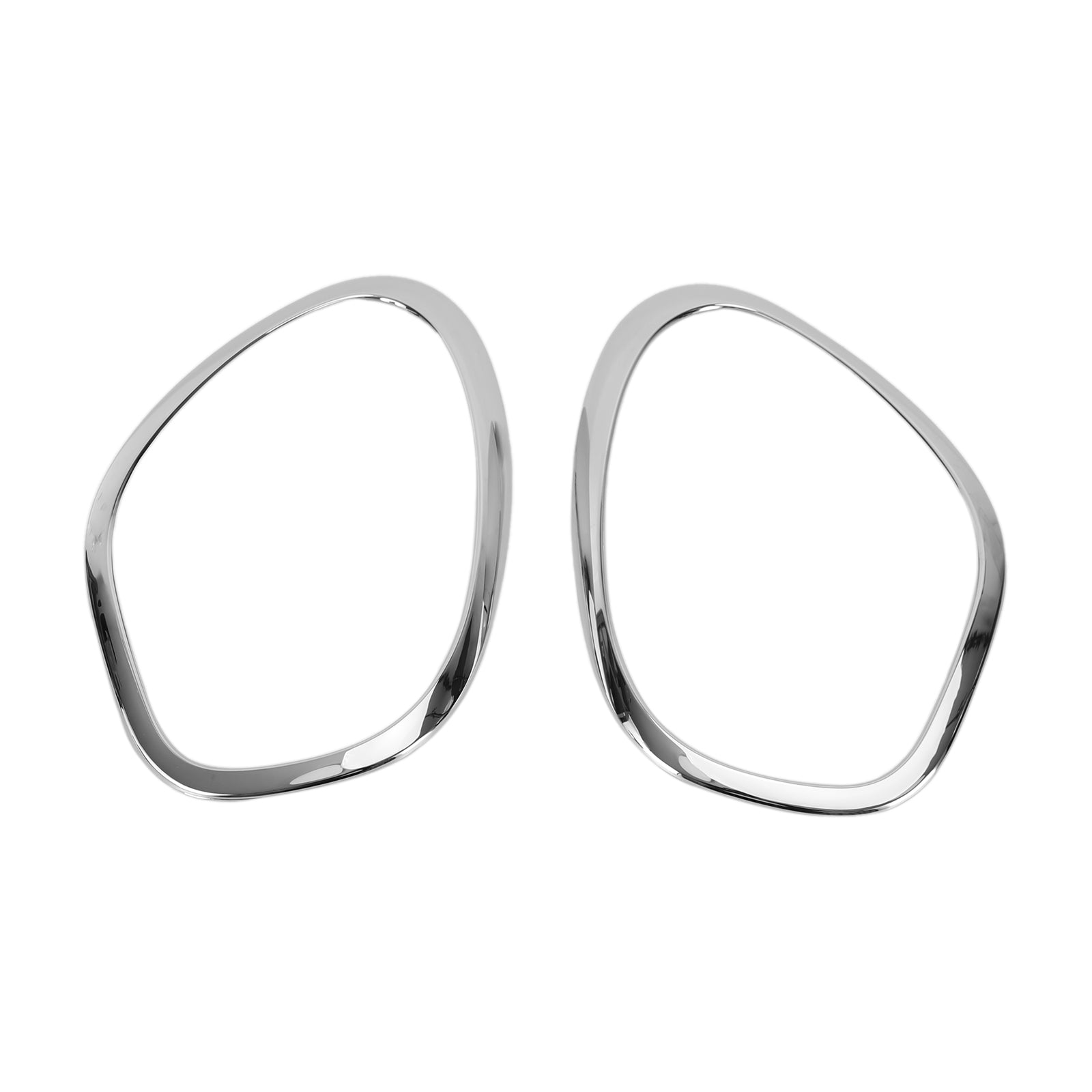 PALASER 2011-2016 Mini Cooper R60 Countryman 2X Chrome Headlight Trim Ring Bezels 51139801573 51139801574 - Image 7
