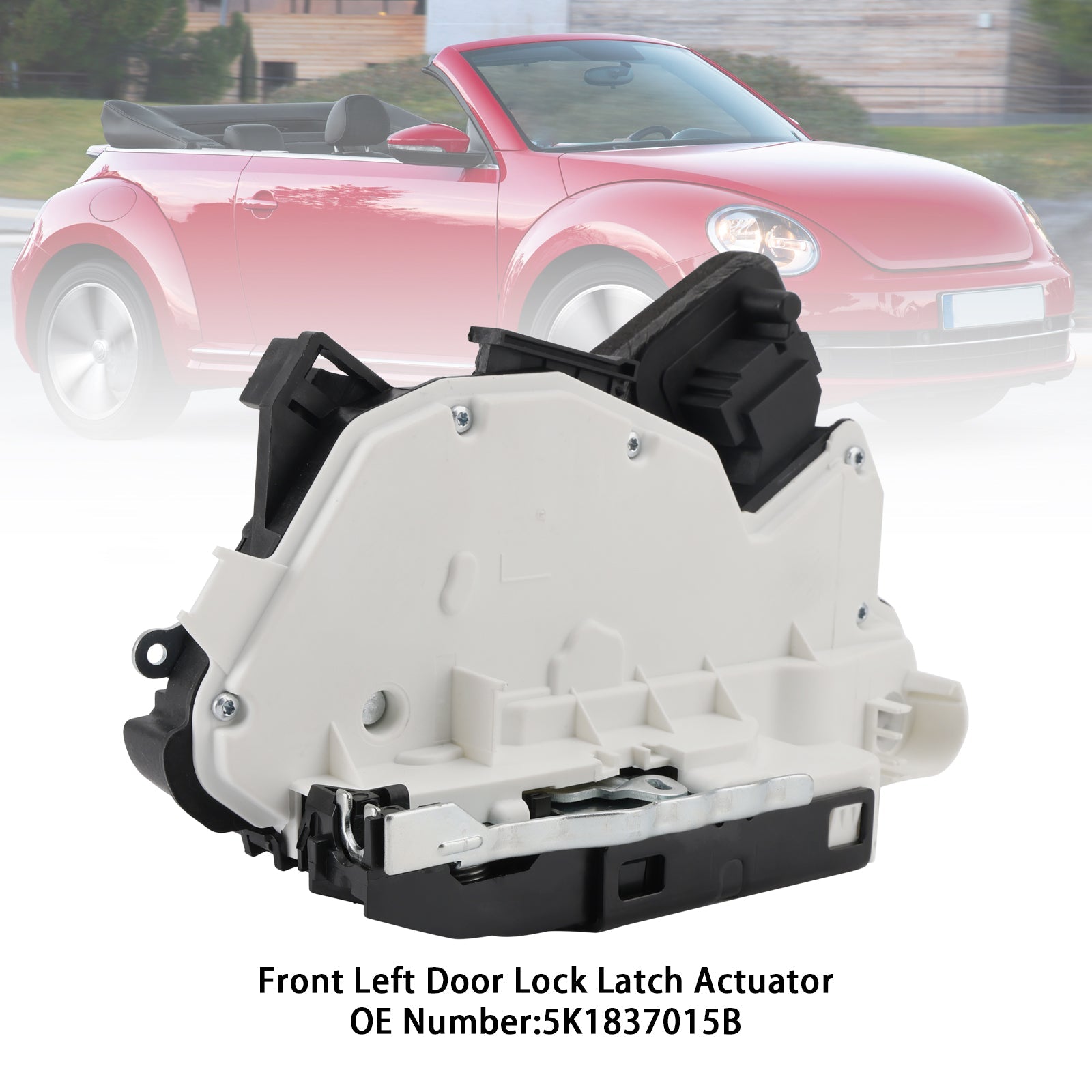 PALASER Front Left Door Lock Latch Actuator For Vw Golf MK6/MK7 12-17 E-golf 15-17 - Image 2