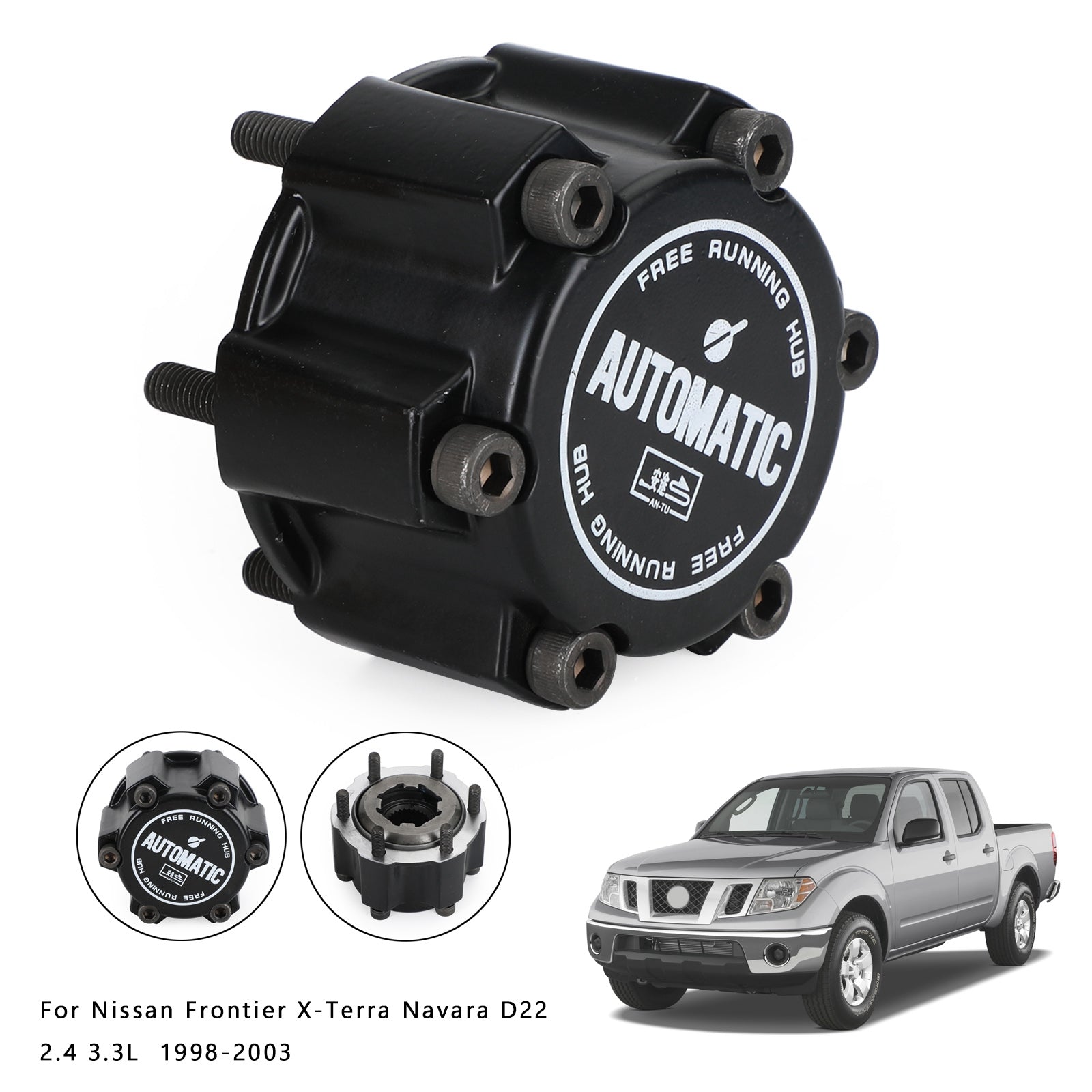 PALASER Nissan Frontier X-terra Navara D22 Free Wheel Hub Lock 28 Spline 40260-1S700 - Image 4