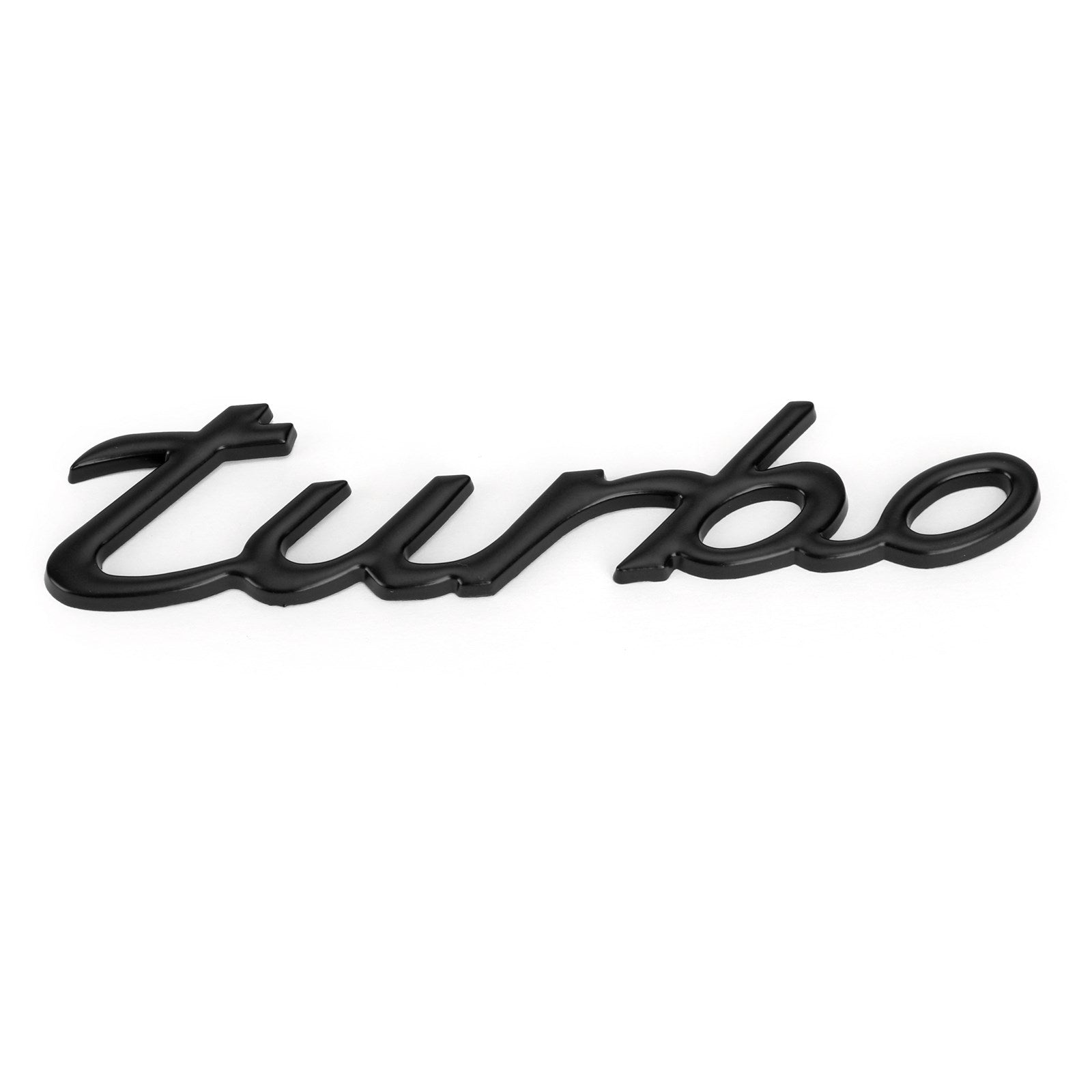 PALASER 3D Car Sticker Plating Metal Turbo Logo Emblem Badge Decal Black - Image 7