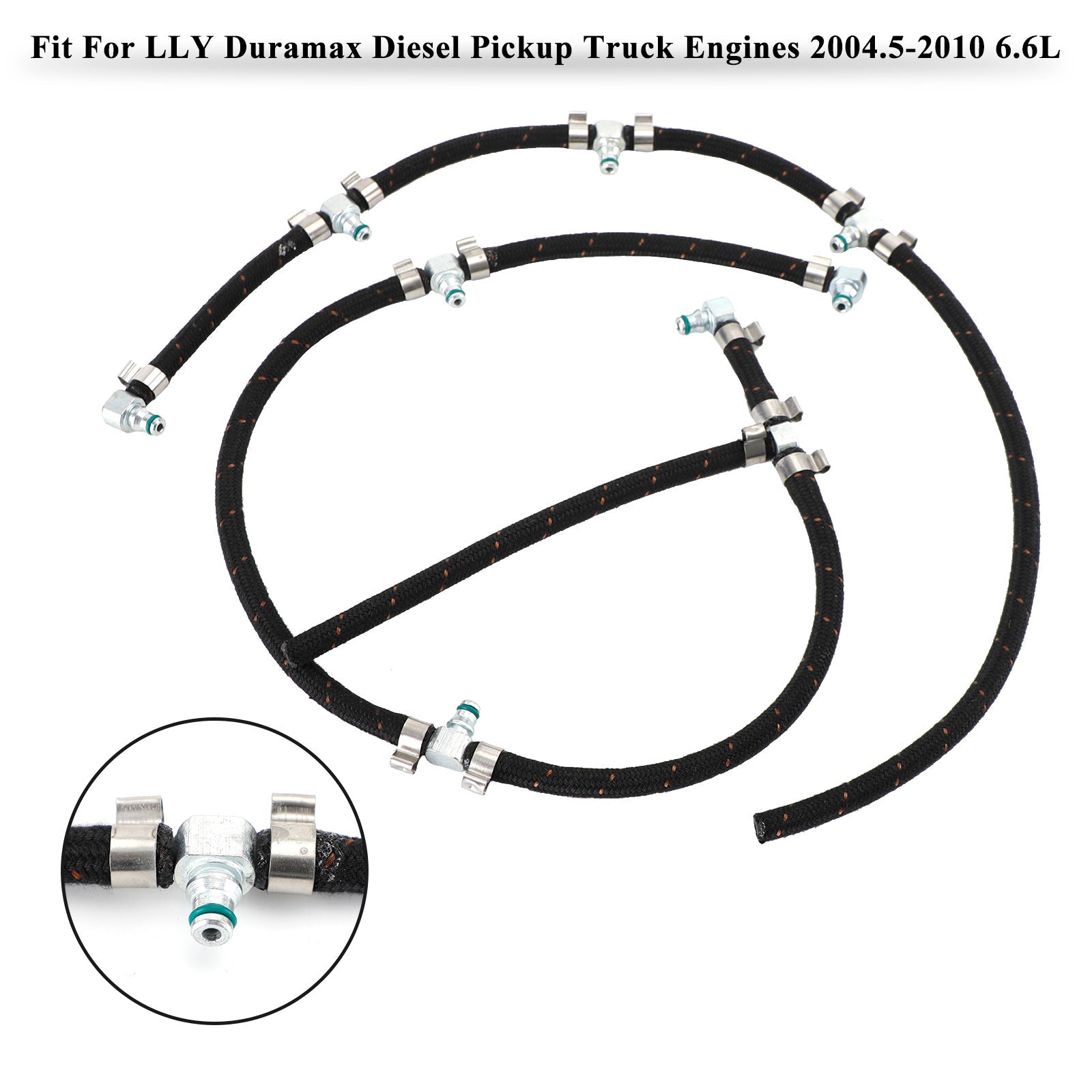 PALASER Fuel Injector Return Line Kit 97328733 0928400552 Fit Duramax 2004-2010 6.6L Diesel Truck Engines - Image 7