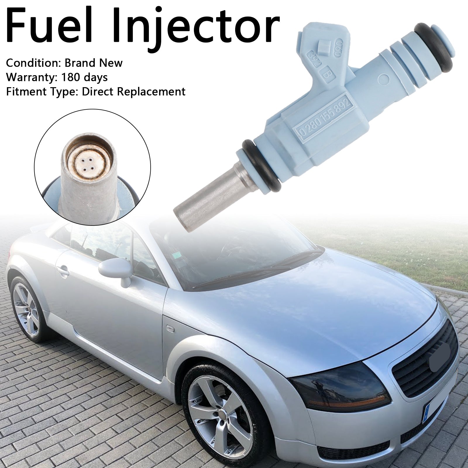 PALASER 2000-2002 Audi Tt Quattro 1Pcs Fuel Injector 0280155892 0280155893 - Image 6