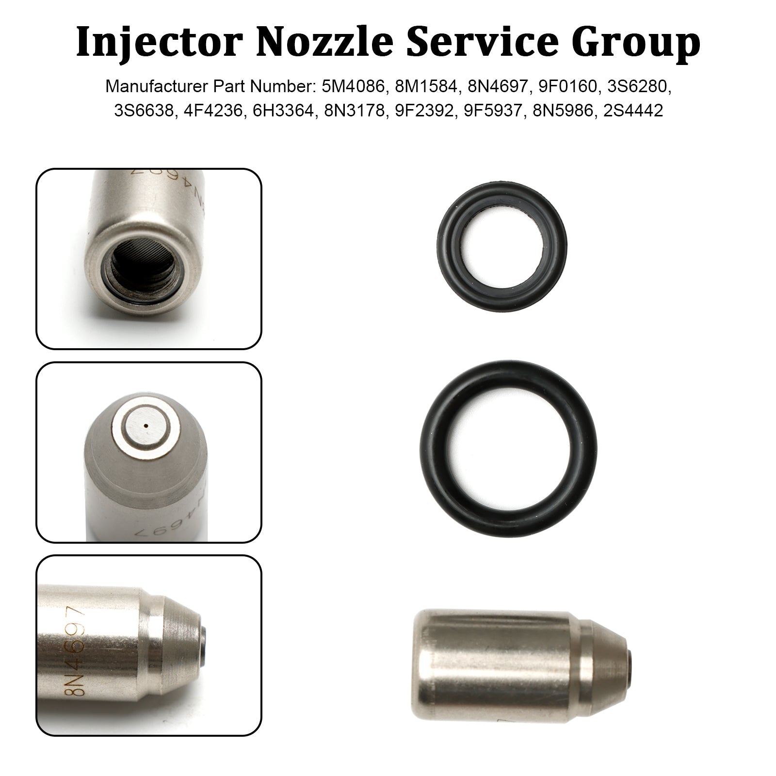 PALASER Caterpillar For Cat 3304 3306 3333C Engine Fuel Injector Nozzle 5M4086 8M1584 8N4697 9F0160 - Image 10