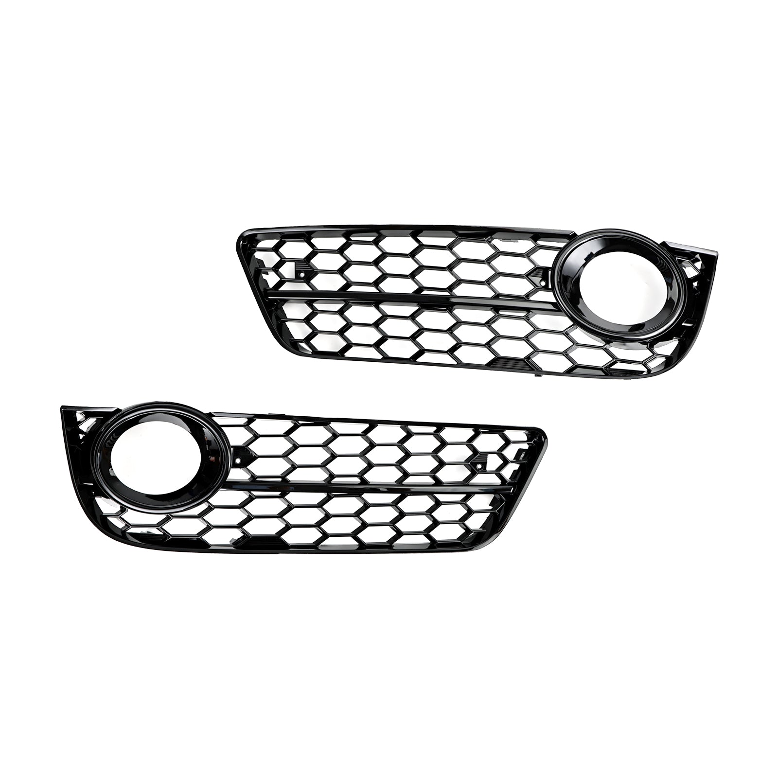 PALASER 2007-2011 Audi A5 Standart Style Pair Honeycomb Front Fog Lamp Cover Grill 1522024 - Image 15