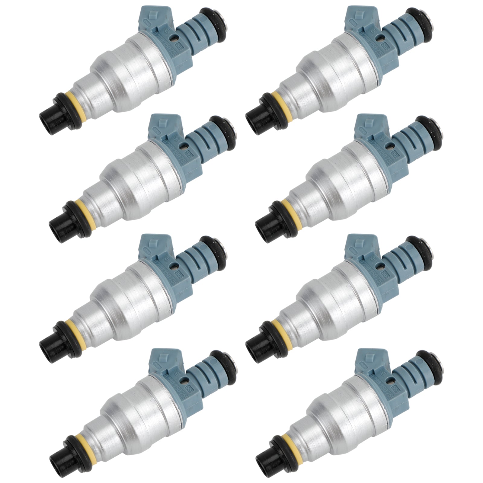 PALASER 1989-1991 Ford E-250 E-350 Econoline Club Wagon 7.5L V8 8PCS Fuel Injectors 0280150759 - Image 2