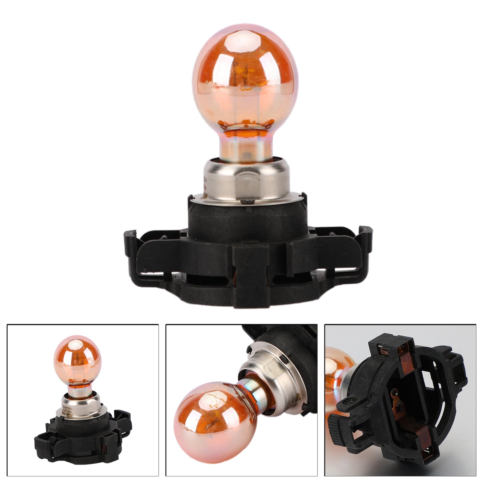 PALASER Philips Standard PY24W 12190SV 24W Amber Bulb Turn Signal Daytime Light - Image 2