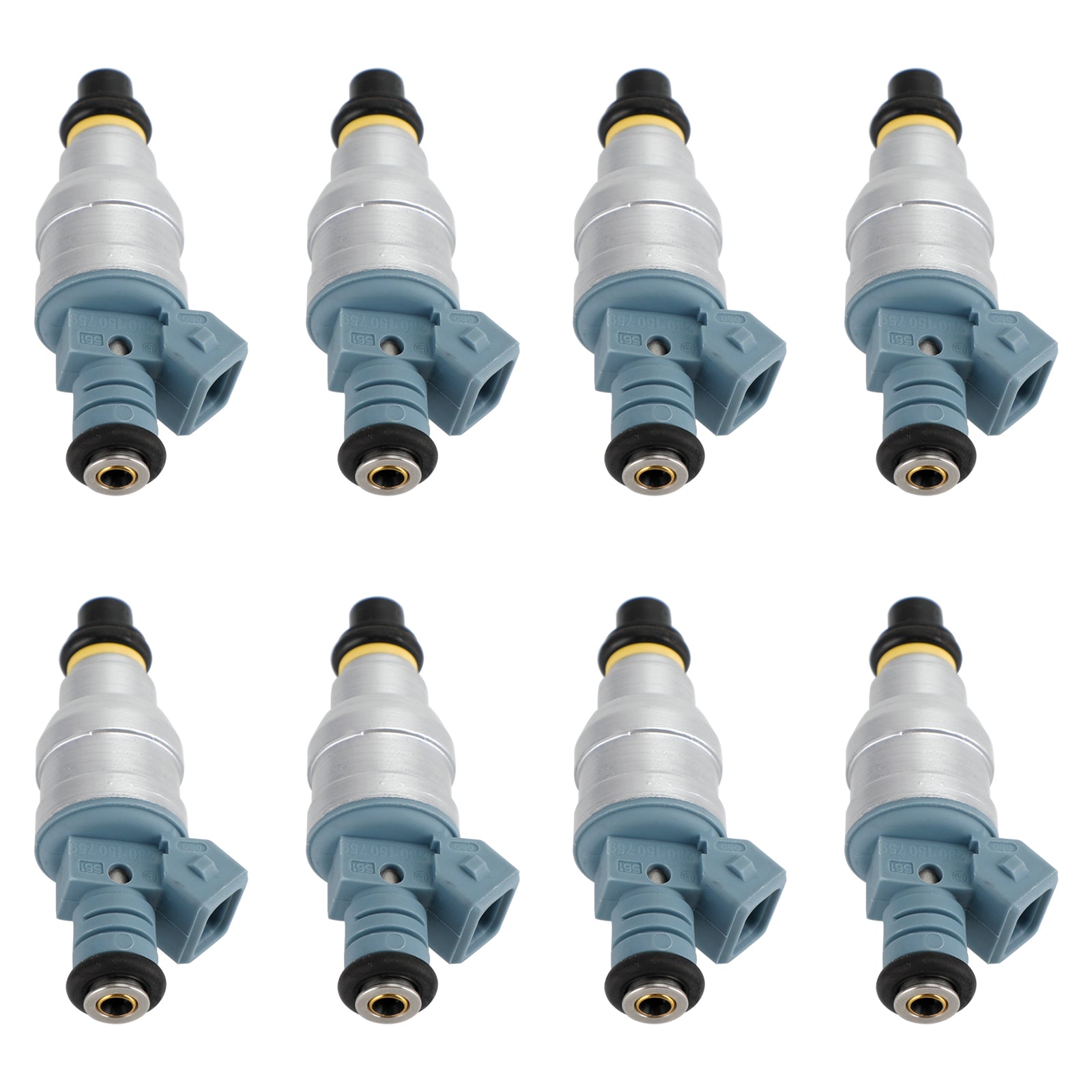 PALASER 1988-1991 Ford F250 F350 F53 7.5L V8 8PCS Fuel Injectors 0280150759