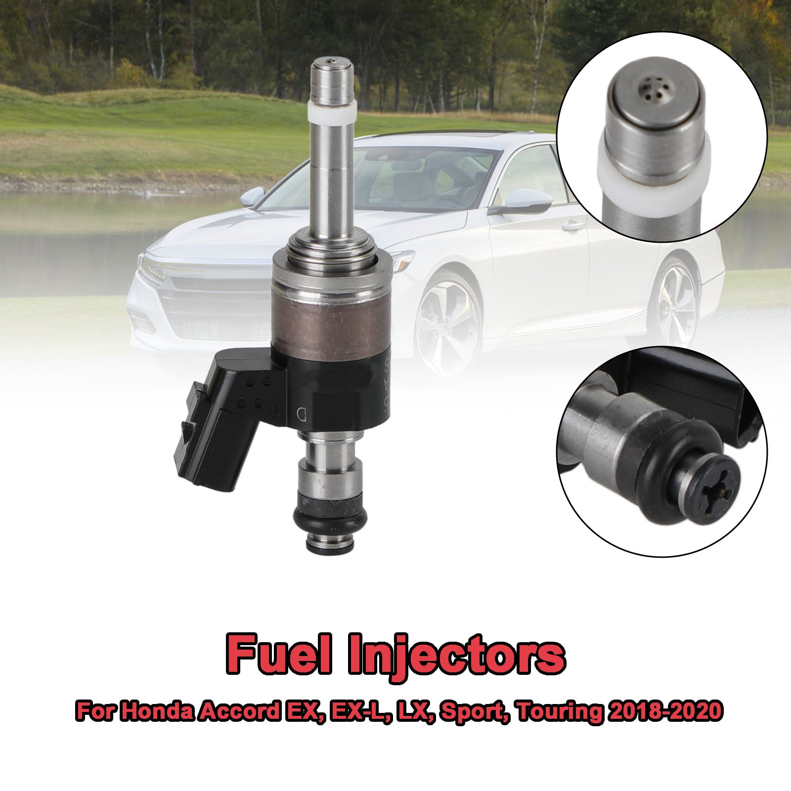 PALASER 2018-2020 Honda Accord Ex Ex-l Lx Sport Touring 160105PA305 Fuel Injectors 16010-5PA-305 - Image 3