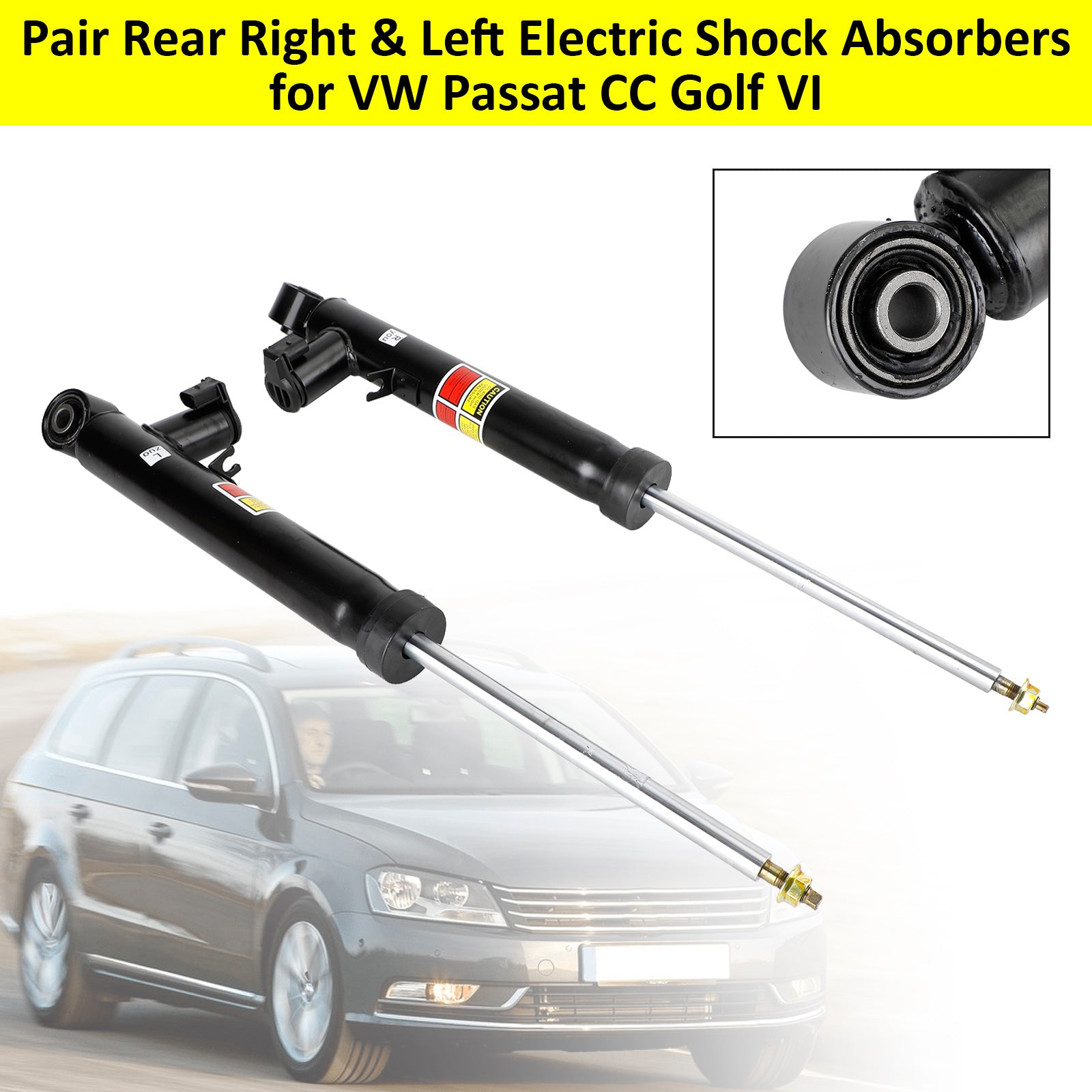 PALASER Vw Sharan 7N Right & Left Rear Electric Shock Absorbers 1K0512010H 1K0512009H - Image 6