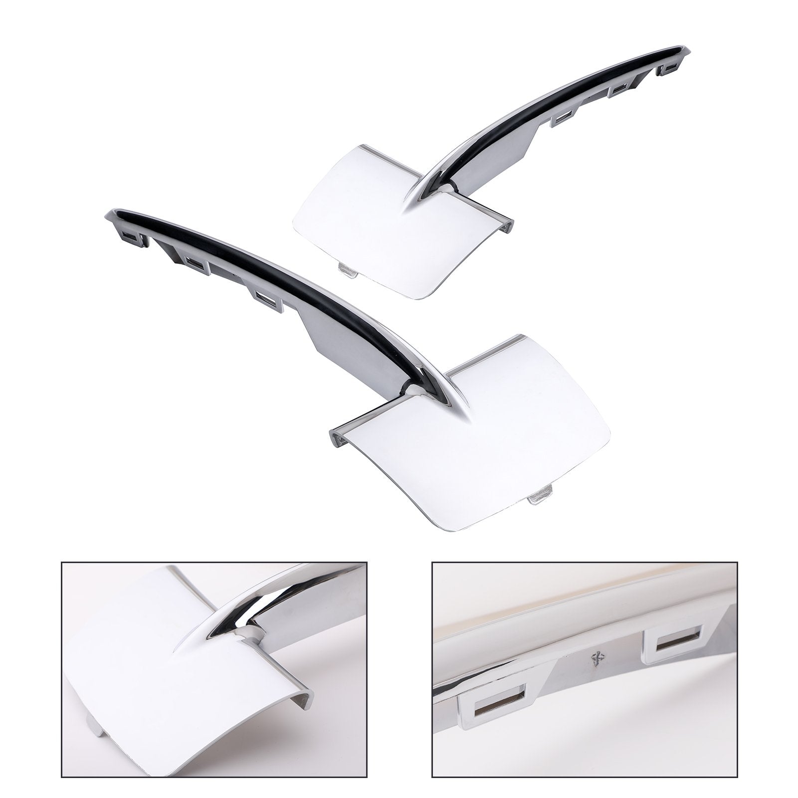 PALASER 2X Front Bumpe Lower Grille Trim Molding For 2014-2018 BMW F15 X5 51117325396 - Image 7