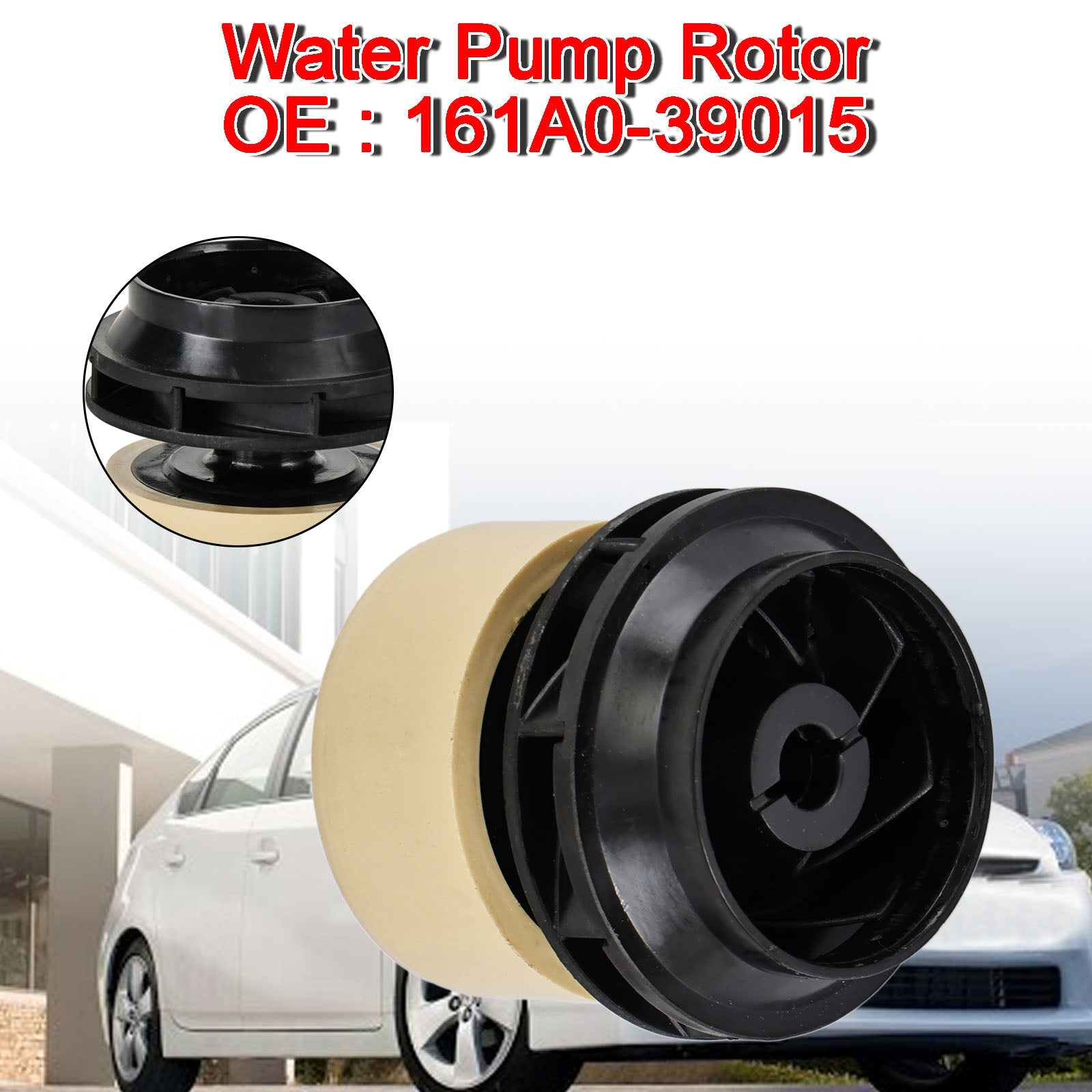 PALASER 2010-2014 Toyota Prius 1.8L Hybrid Engine Electric Water Pump Rotor 161A0-39015 161A0-29015 - Image 5