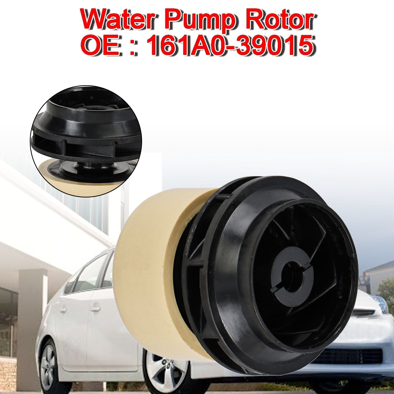 PALASER 2012-2014 Toyota Prius C 1.5L Hybrid Engine Electric Water Pump Rotor 161A0-39015 161A0-29015 - Image 5