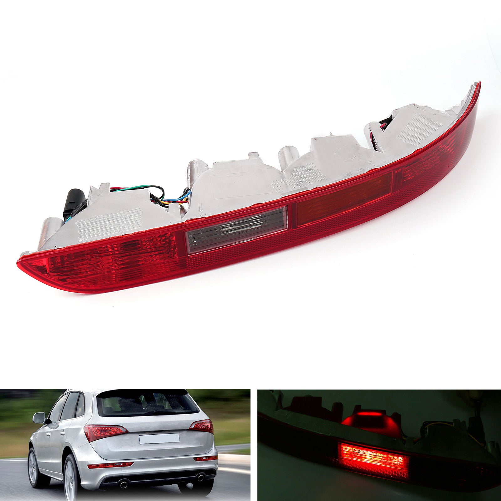 PALASER 2009-2015 Audi Q5 L/r Rear Lower Tail Light Reverse Lamp Bumper Light - Image 9